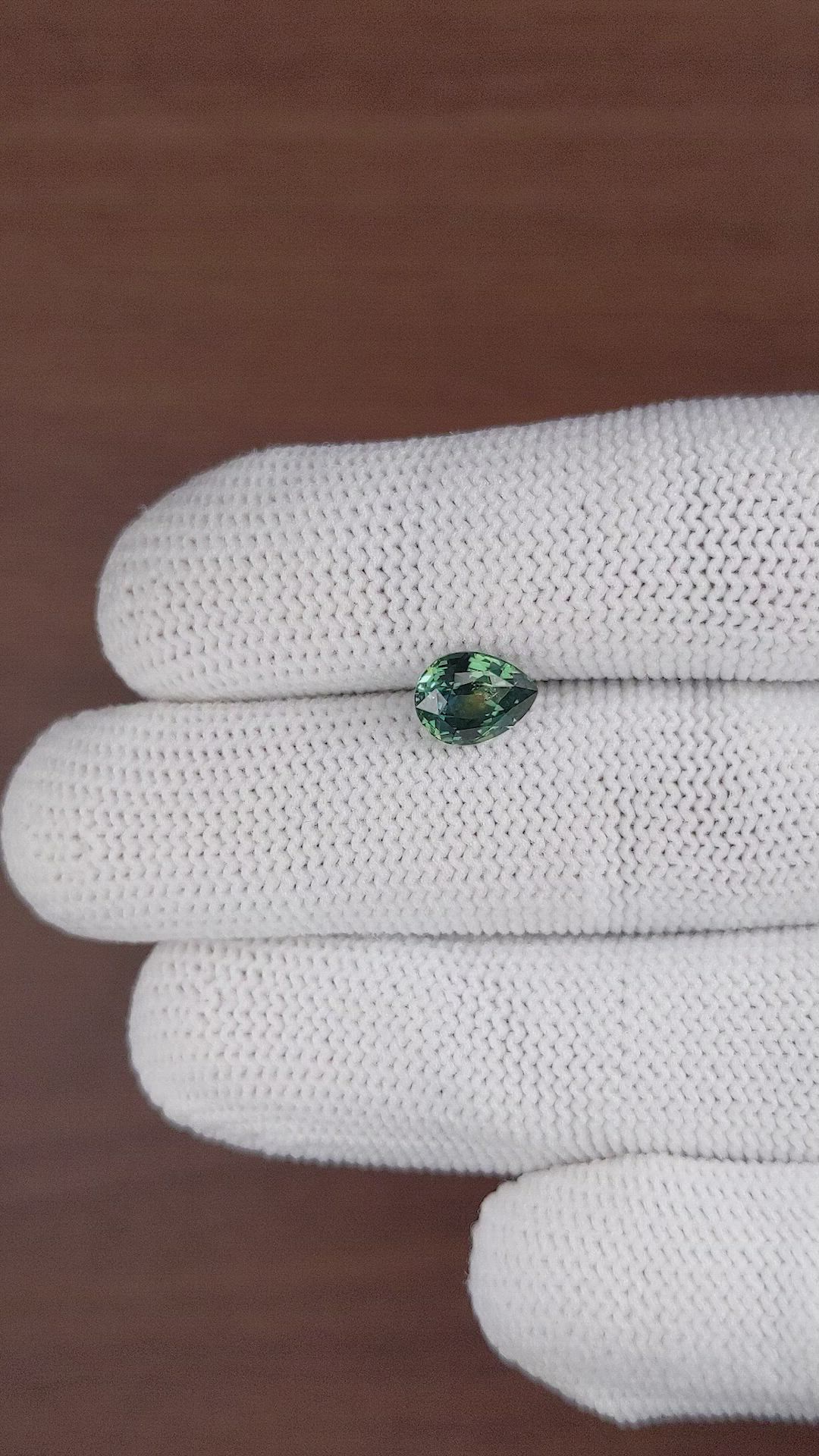 1.92 Ct. Bluish Green Sapphire from Madagascar Size Video