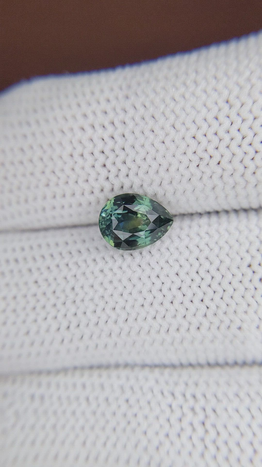 1.92 Ct. Bluish Green Sapphire from Madagascar Size Video