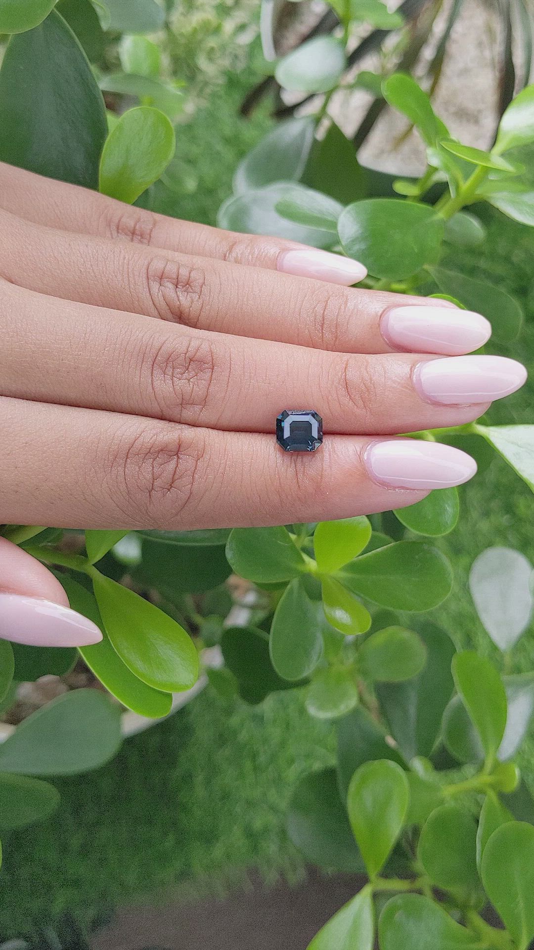 2.30 Ct. Greenish Blue Sapphire from Madagascar Size Video