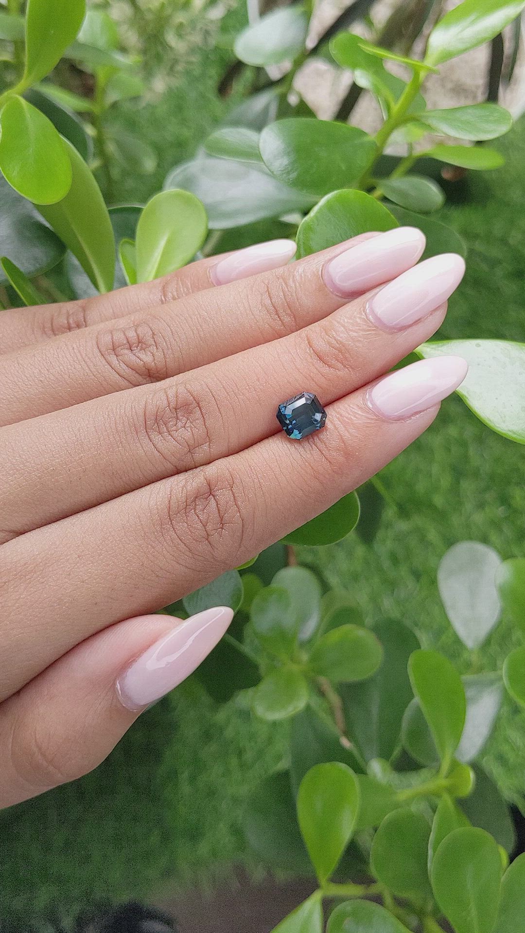 2.30 Ct. Greenish Blue Sapphire from Madagascar Size Video