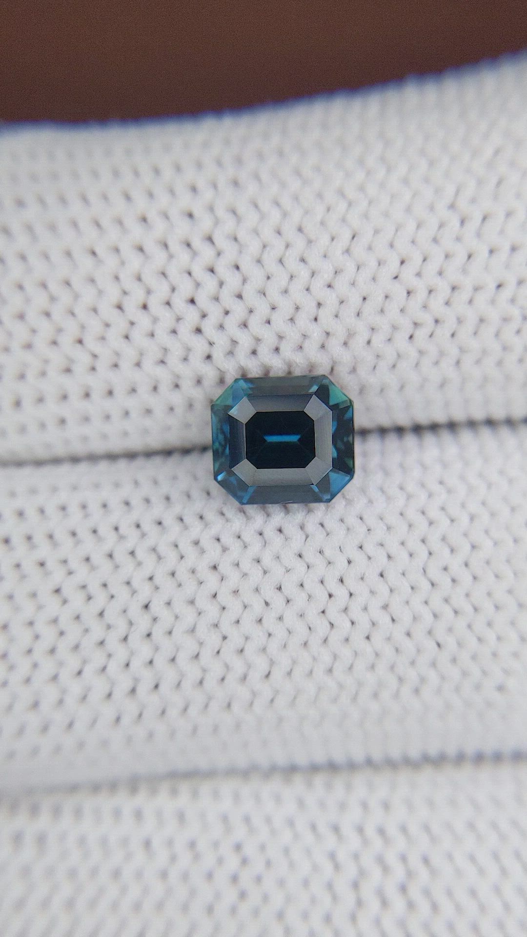 2.30 Ct. Greenish Blue Sapphire from Madagascar Size Video