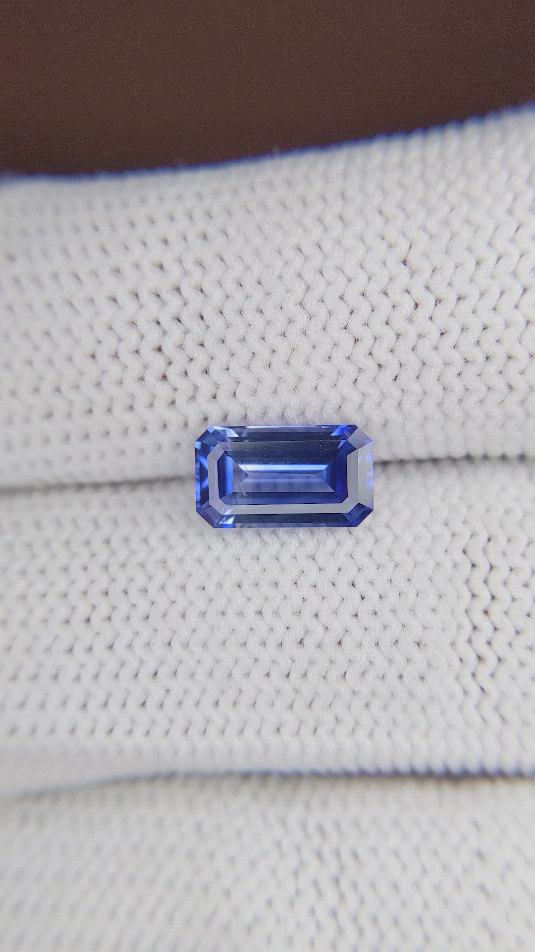 2.08 Ct. Blue Sapphire from Ceylon (Sri Lanka) Size Video