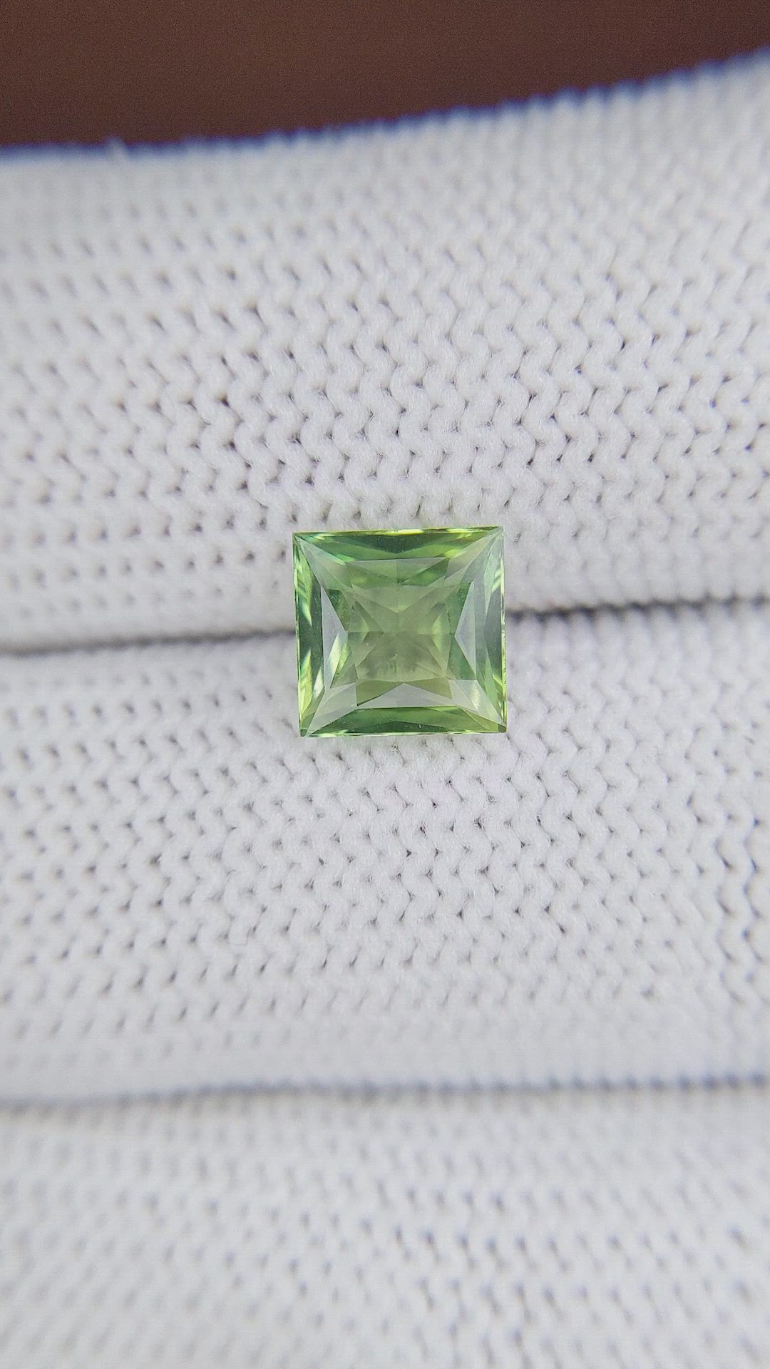 2.18 Ct. Green Sapphire from Madagascar Size Video