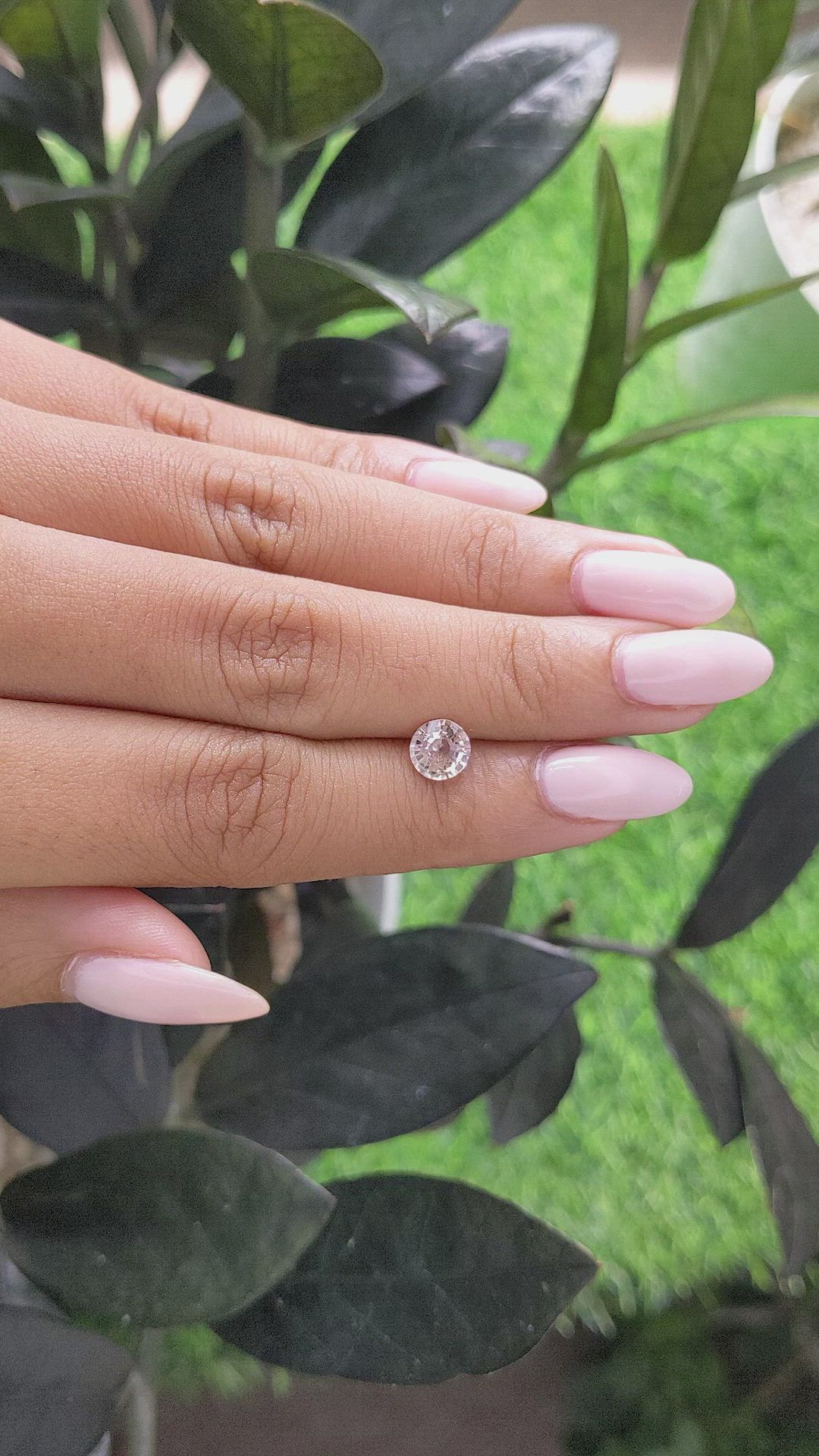 1.03 Ct. Pink Sapphire from Madagascar Size Video