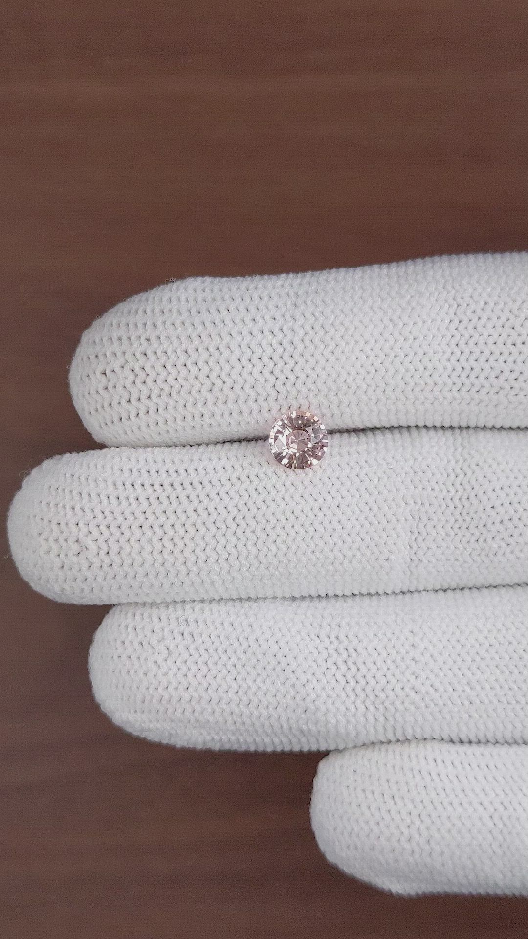 1.03 Ct. Pink Sapphire from Madagascar Size Video