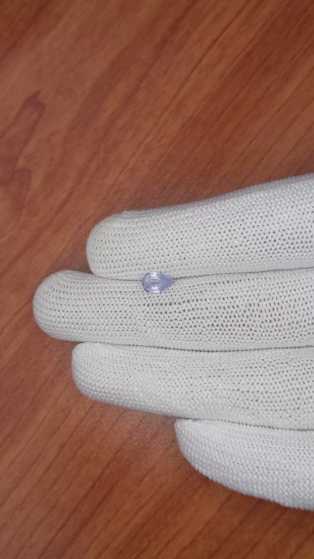 0.62 Ct. Blue Sapphire from Ceylon (Sri Lanka) Size Video
