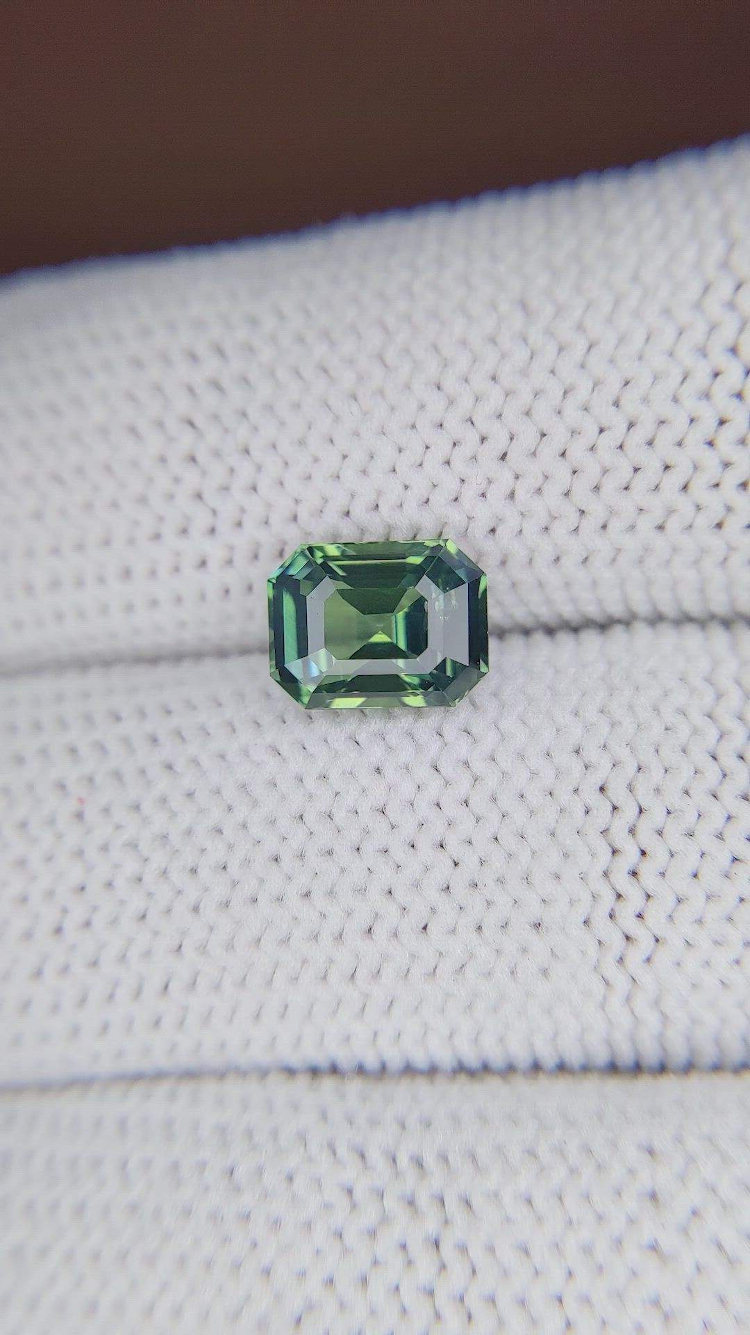 2.51 Ct. Green Sapphire from Madagascar Size Video