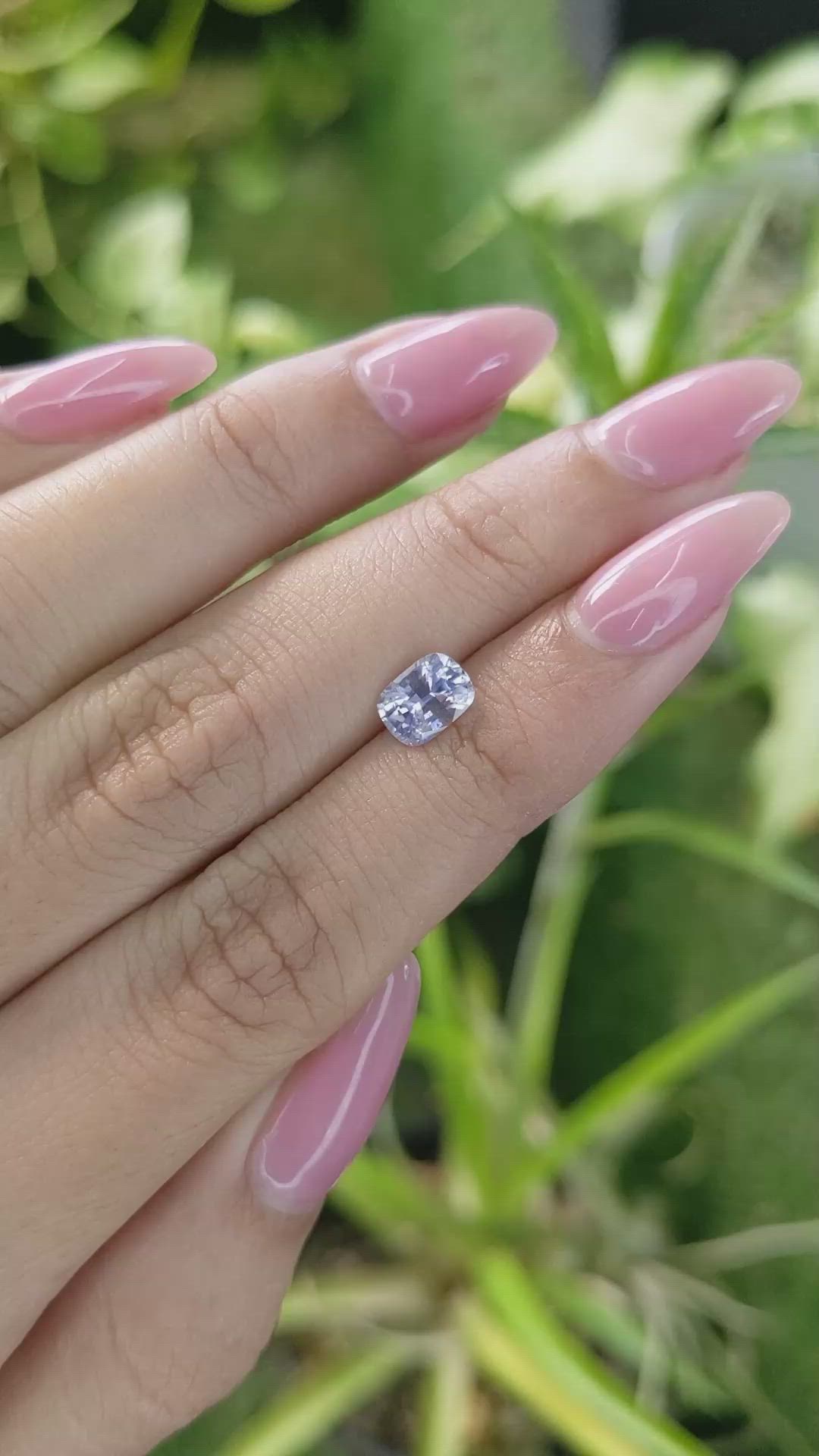 1.18 Ct. Blue Sapphire from Ceylon (Sri Lanka) Size Video