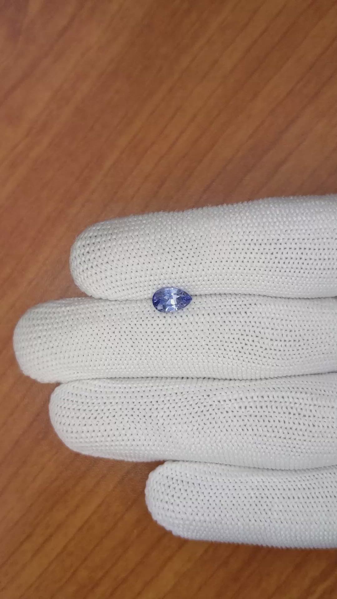 1.08 Ct. Blue Sapphire from Ceylon (Sri Lanka) Size Video