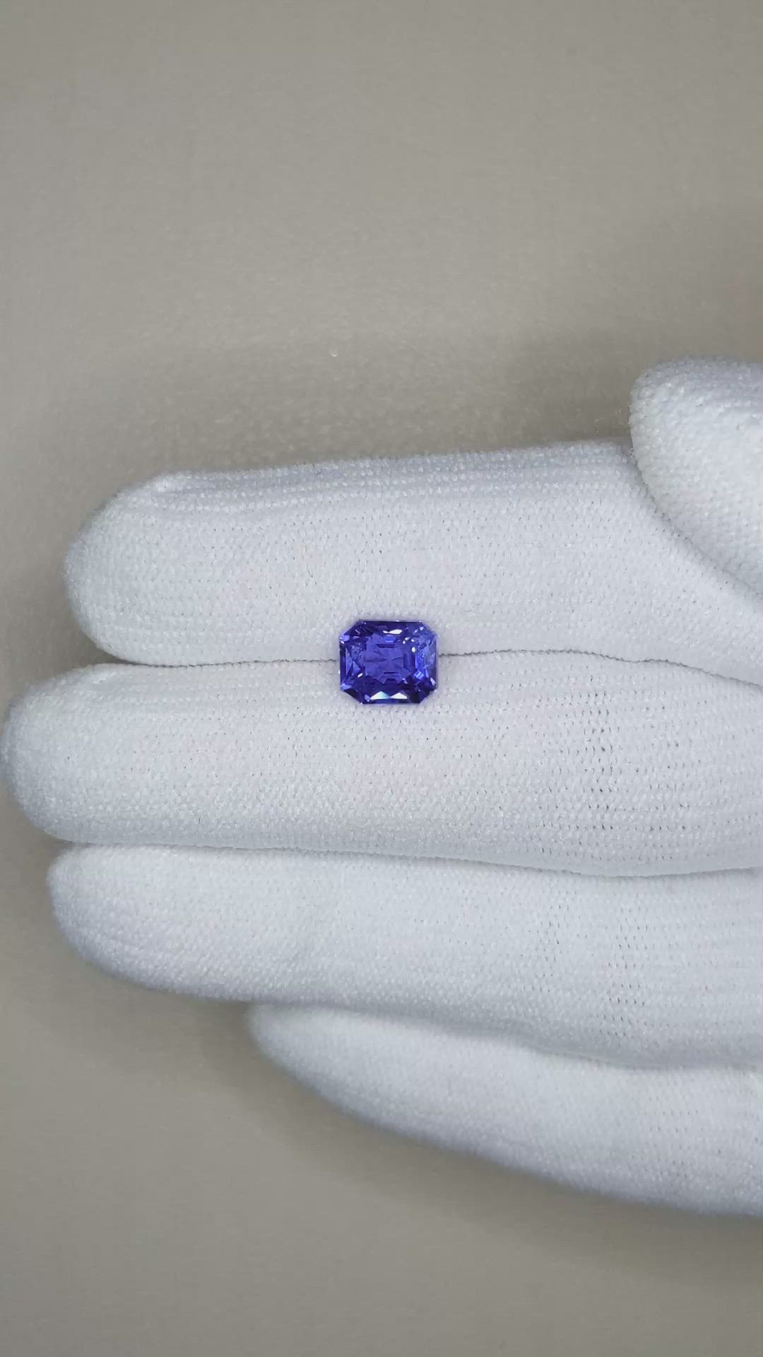 2.15 Ct. Blue Sapphire from Ceylon (Sri Lanka) Size Video