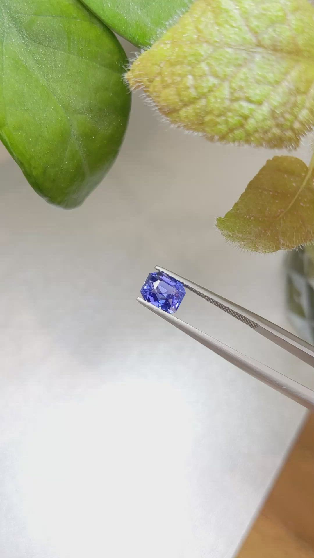 2.15 Ct. Blue Sapphire from Ceylon (Sri Lanka) Size Video