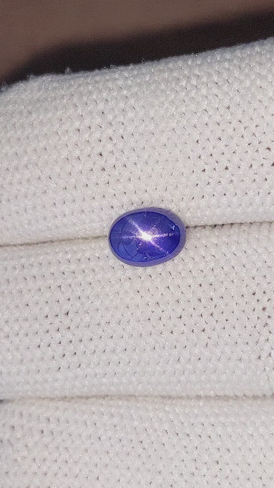 2.52 Ct. Blue Star Sapphire from Ceylon (Sri Lanka) Size Video