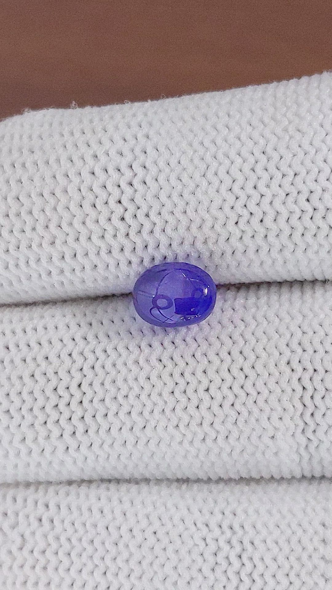 2.52 Ct. Blue Star Sapphire from Ceylon (Sri Lanka) Size Video