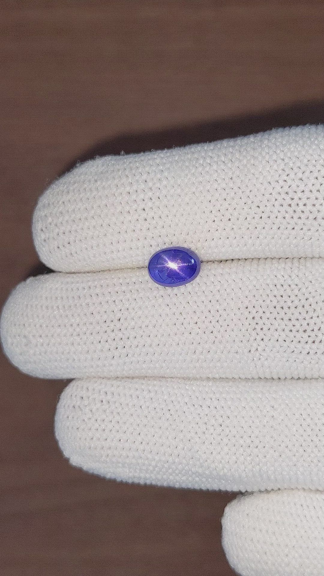 2.52 Ct. Blue Star Sapphire from Ceylon (Sri Lanka) Size Video