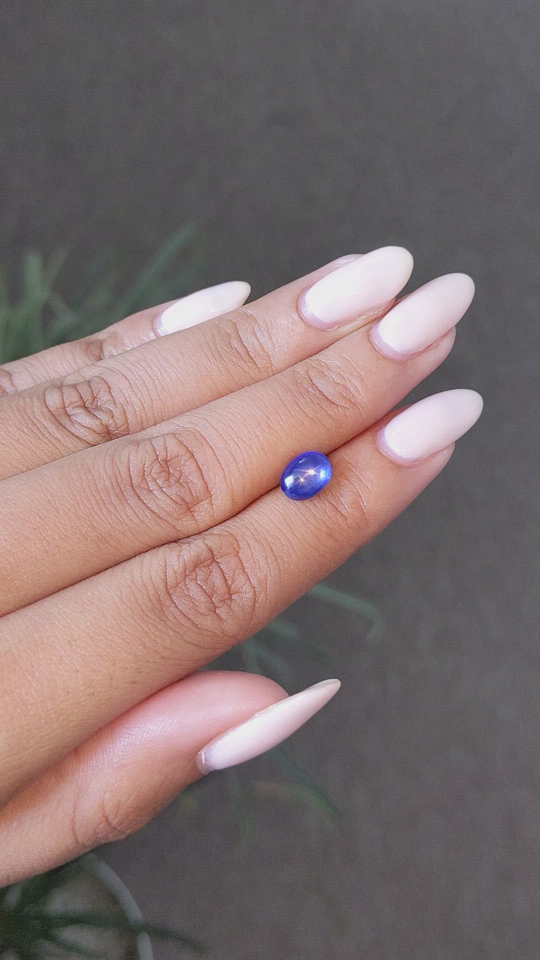 2.52 Ct. Blue Star Sapphire from Ceylon (Sri Lanka) Size Video