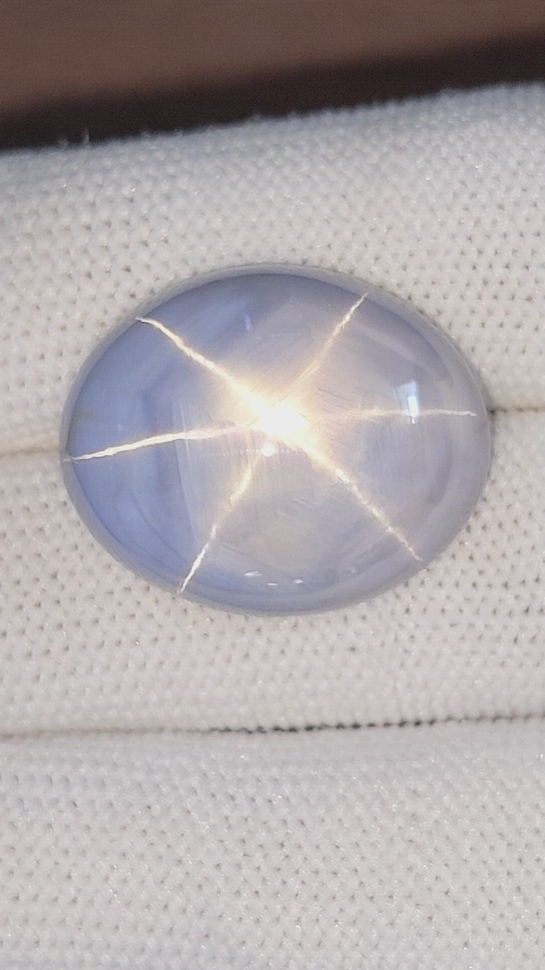 52.65 Ct. Grey Star Sapphire from Ceylon (Sri Lanka) Size Video