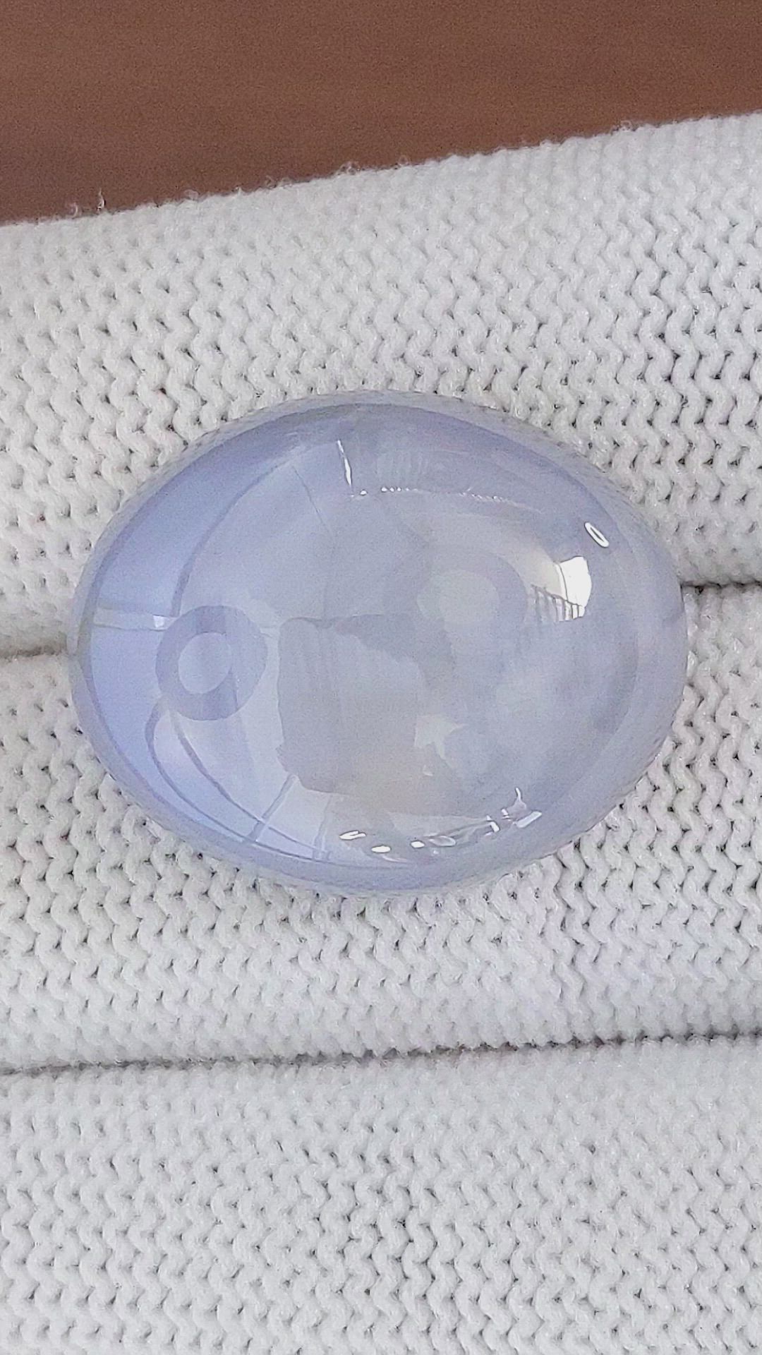 52.65 Ct. Grey Star Sapphire from Ceylon (Sri Lanka) Size Video