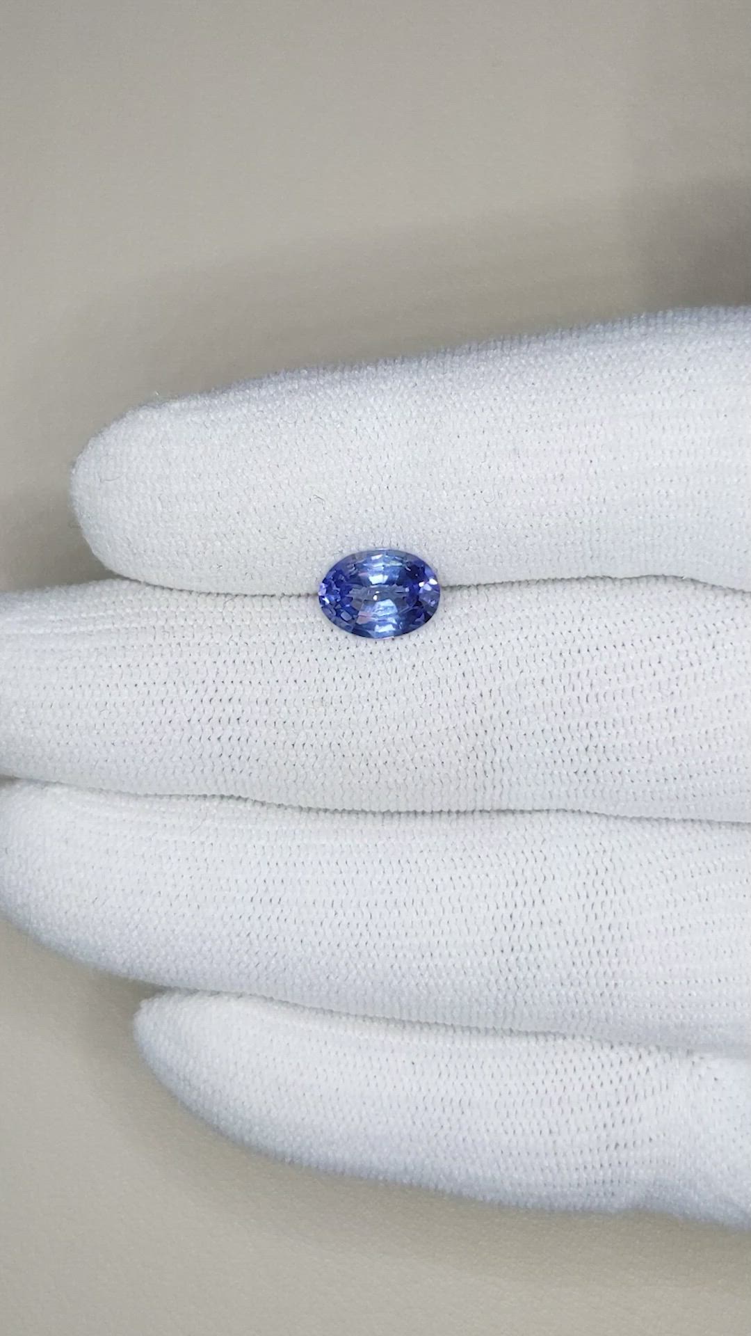 1.74 Ct. Blue Sapphire from Ceylon (Sri Lanka) Size Video