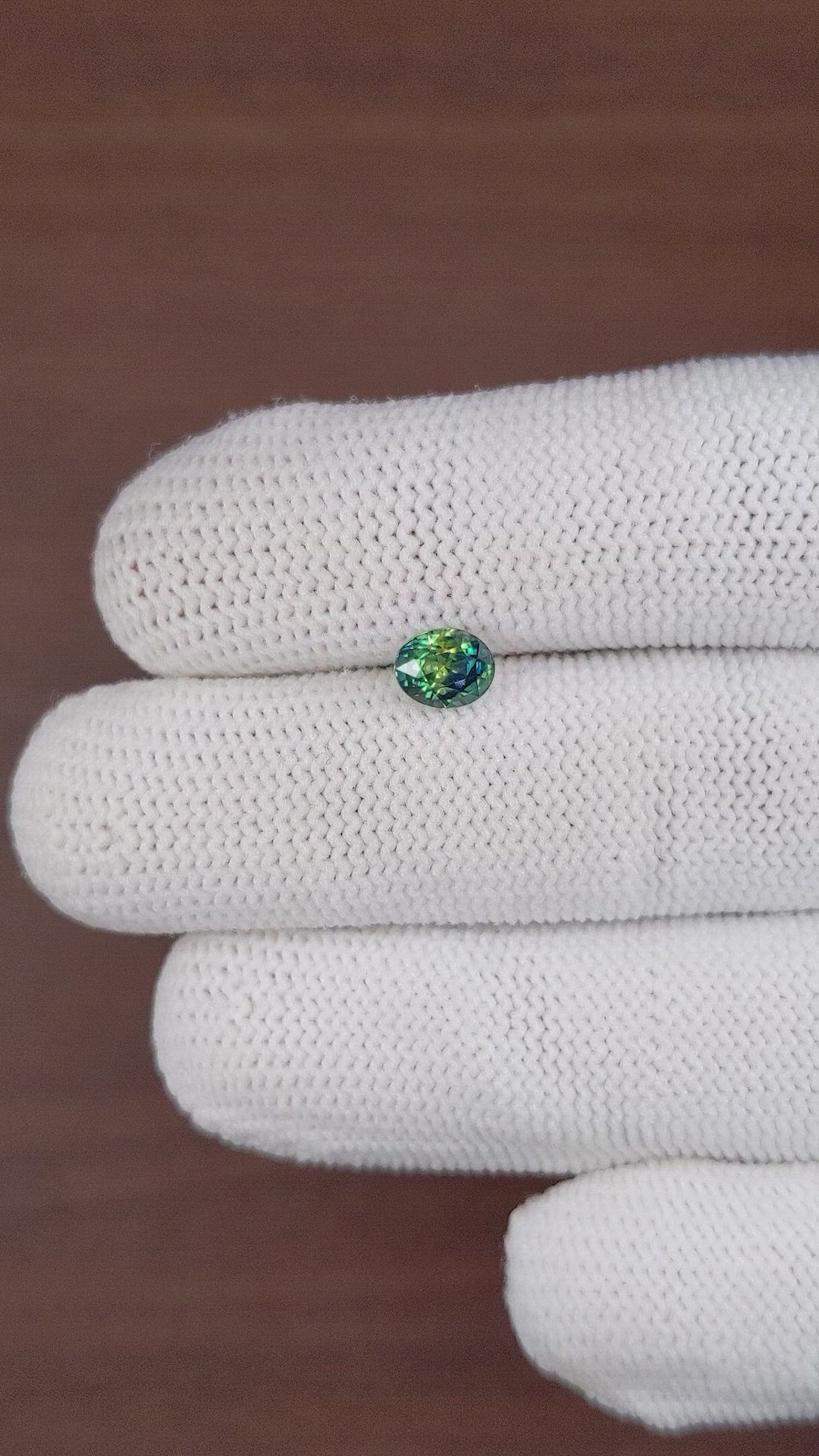 1.18 Ct. Bi Color Sapphire from Madagascar Size Video