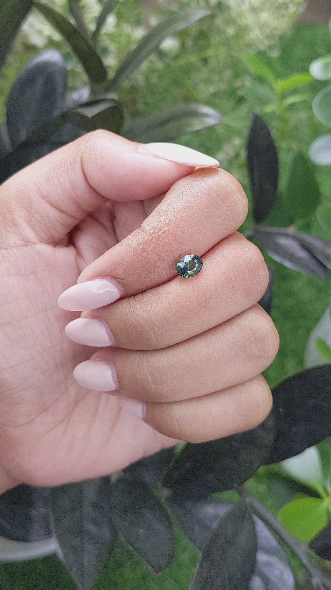 1.18 Ct. Bi Color Sapphire from Madagascar Size Video