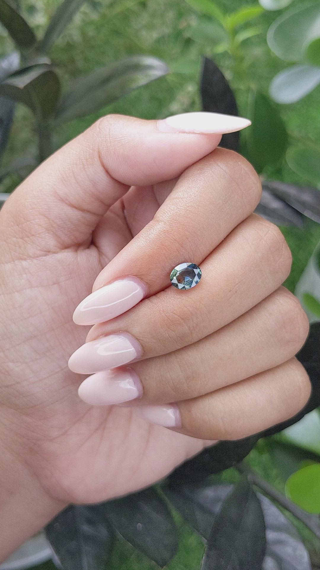 1.06 Ct. Bi Color Sapphire from Madagascar Size Video