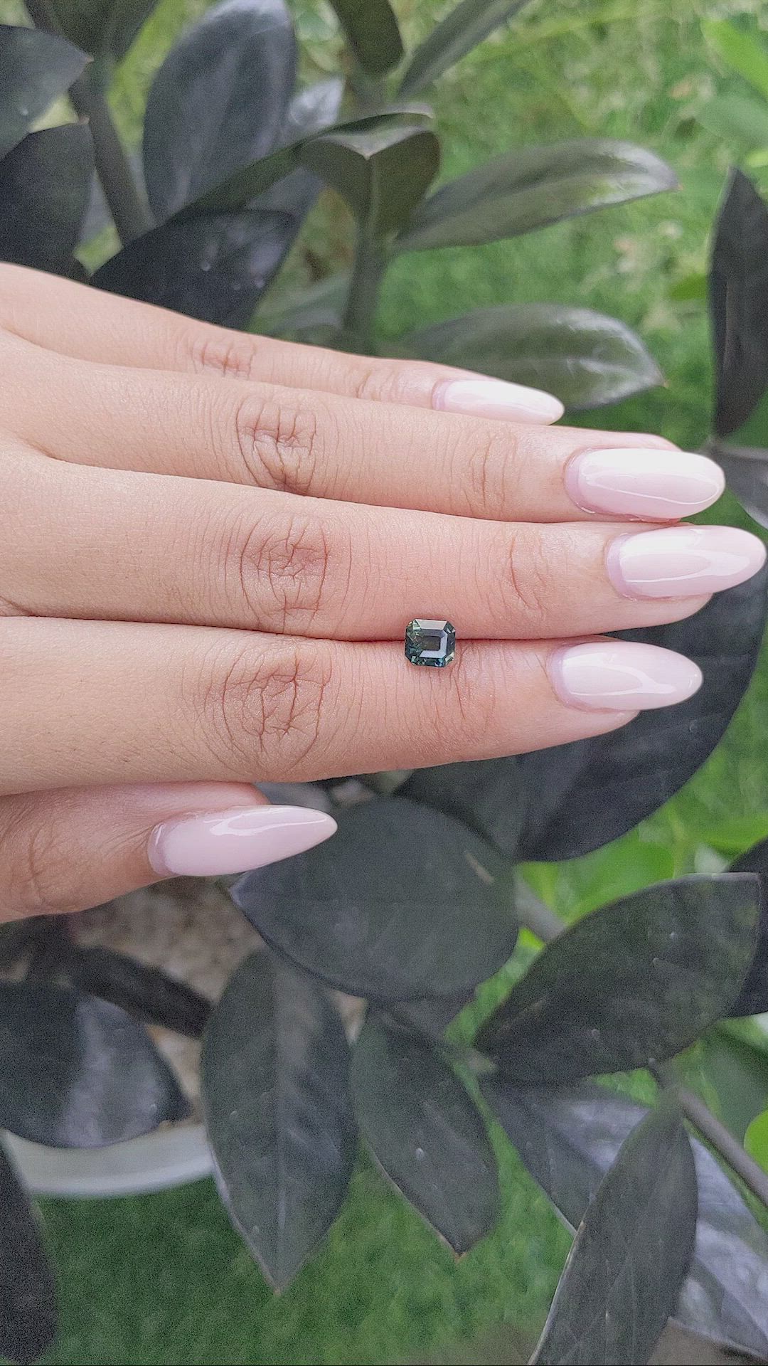 1.39 Ct. Bi Color Sapphire from Madagascar Size Video