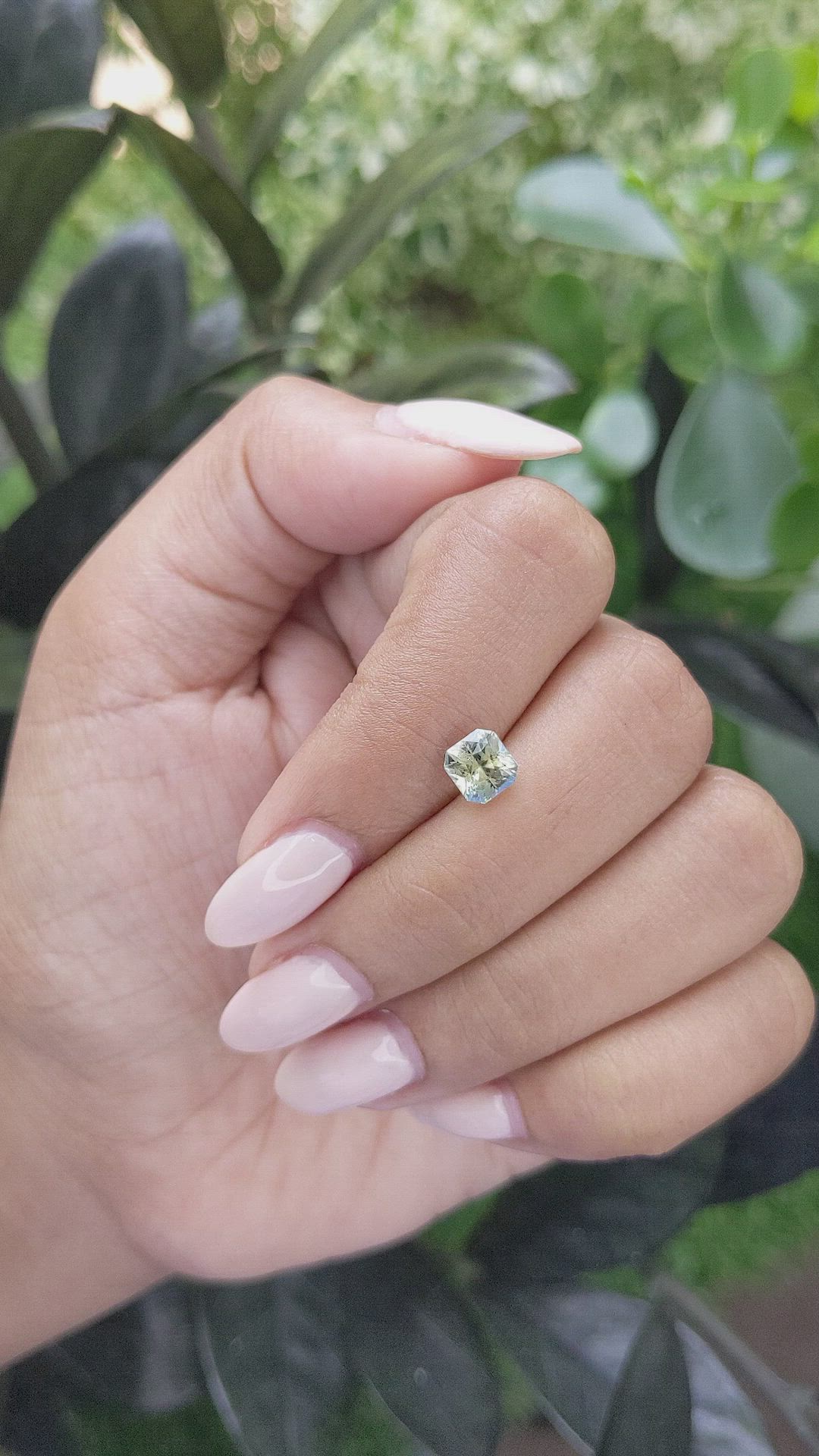 1.20 Ct. Bi Color Sapphire from Madagascar Size Video