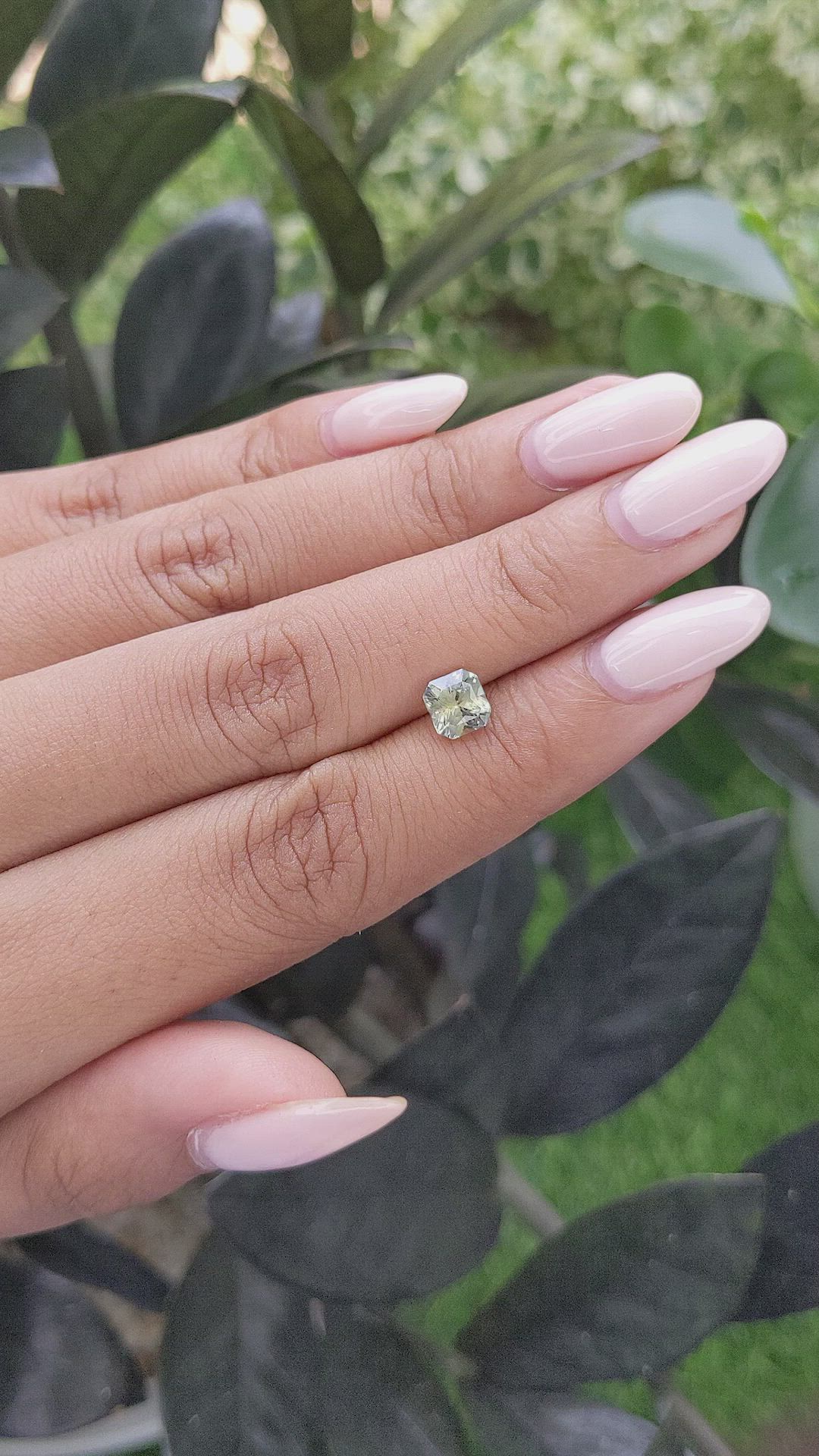 1.20 Ct. Bi Color Sapphire from Madagascar Size Video