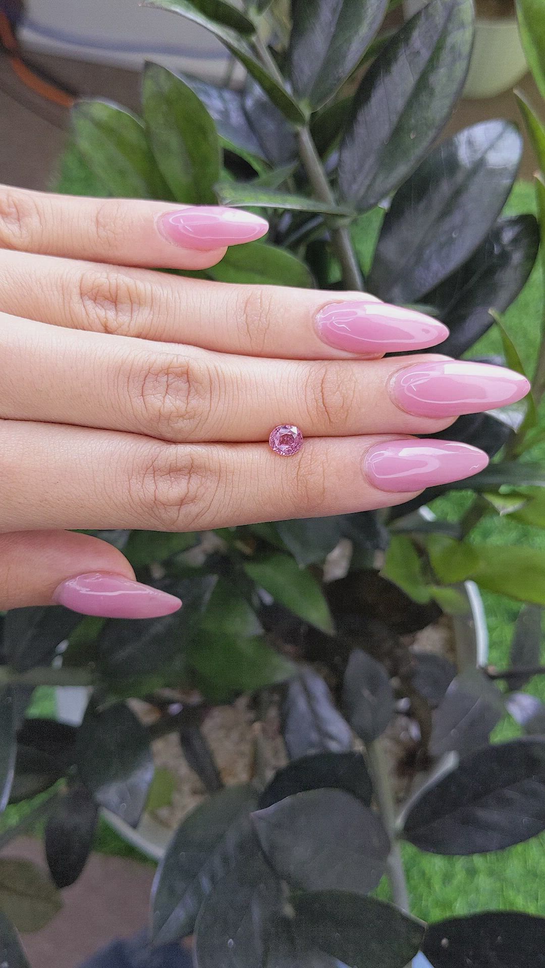 1.13 Ct. Pink Sapphire from Madagascar Size Video