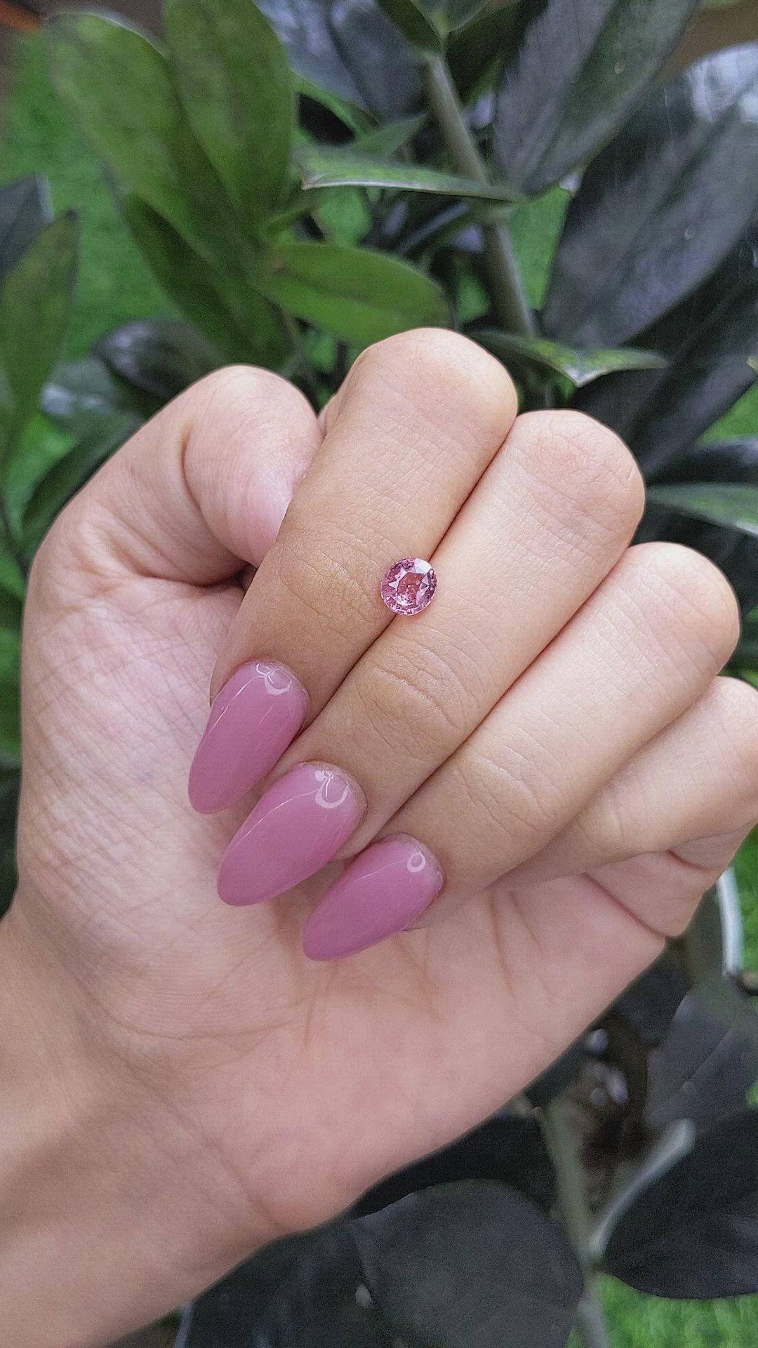 1.13 Ct. Pink Sapphire from Madagascar Size Video