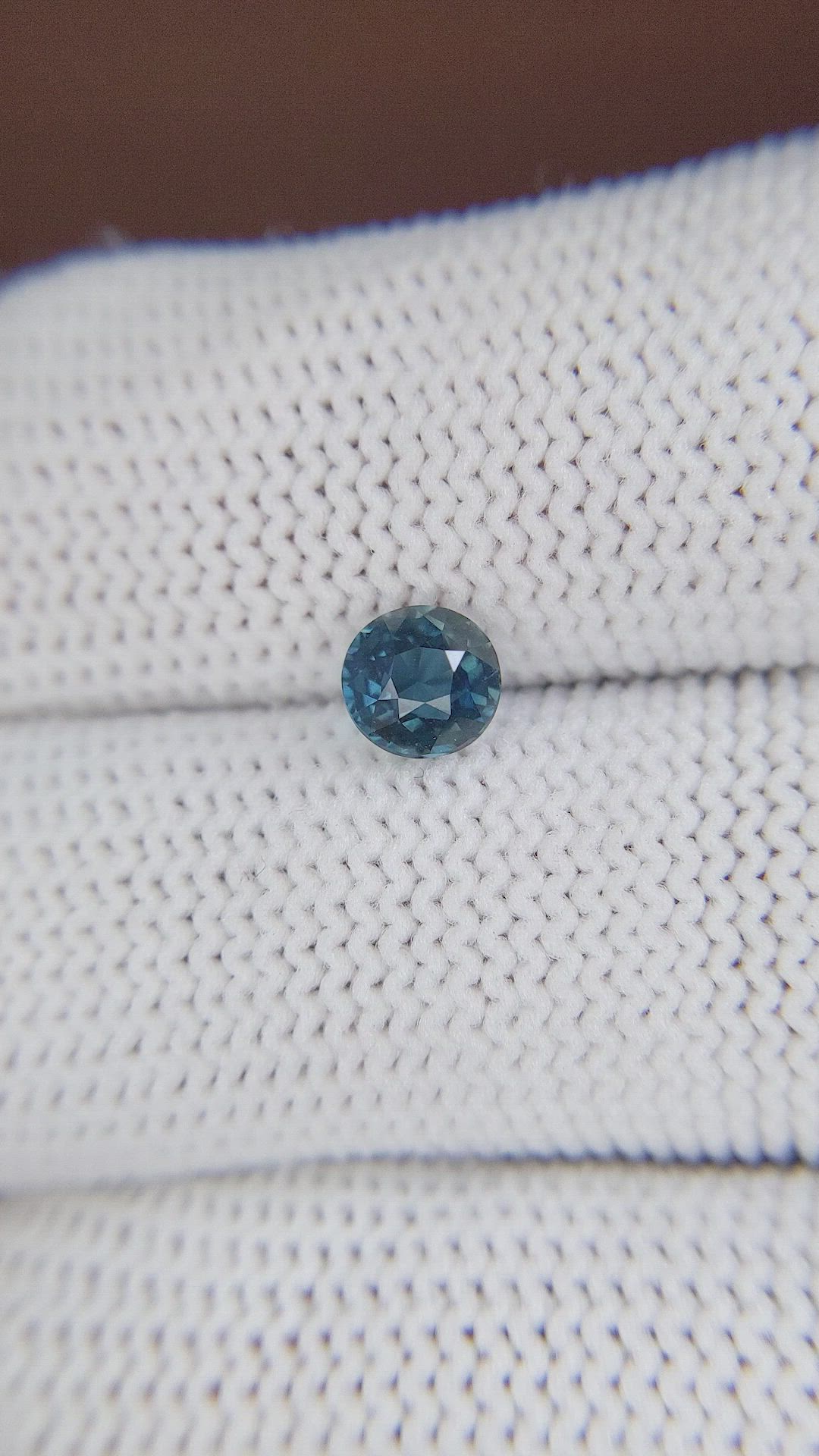 1.09 Ct. Greenish Blue Sapphire from Madagascar Size Video
