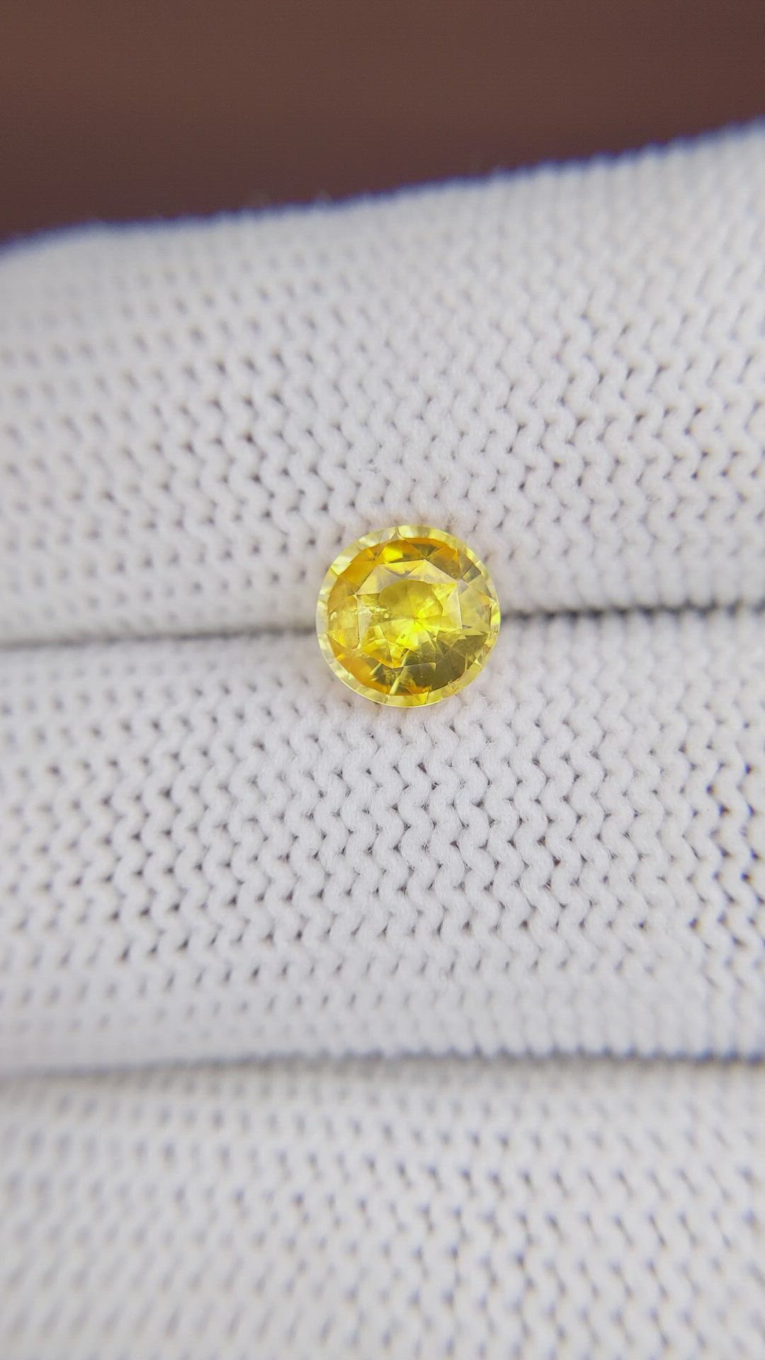 1.61 Ct. Yellow Sapphire from Madagascar Size Video