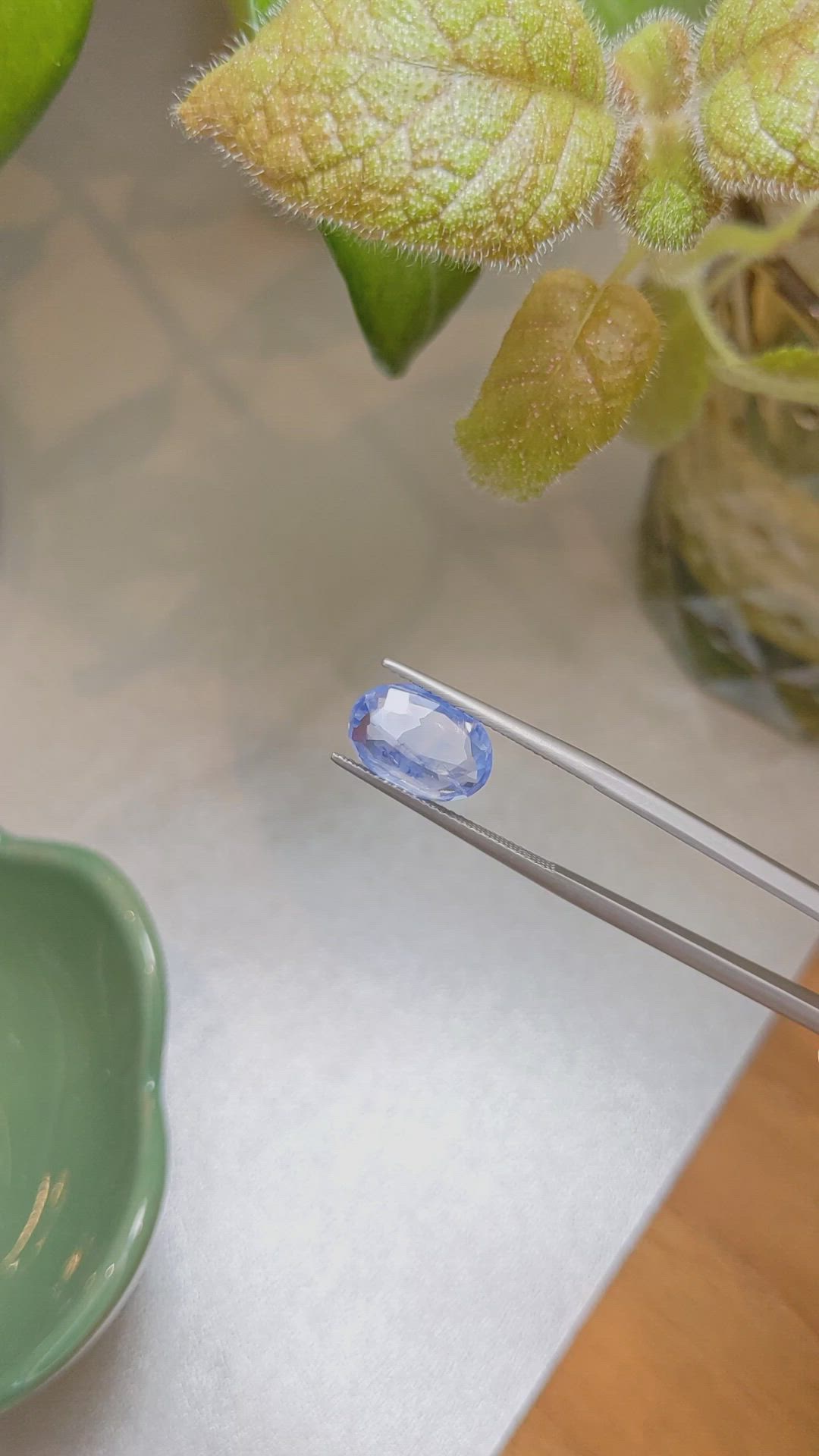 5.05 Ct. Blue Sapphire from Kashmir Size Video