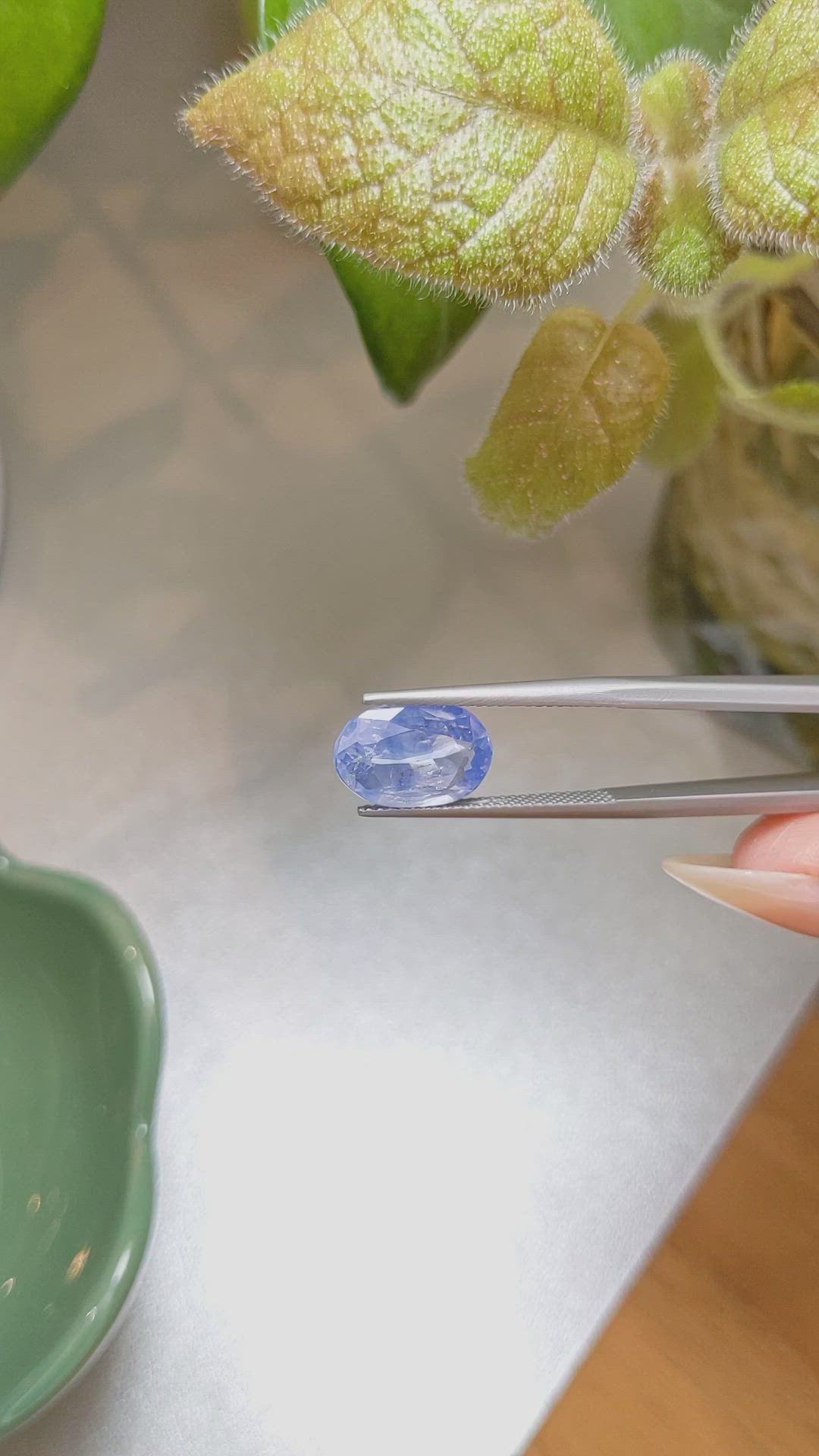 5.05 Ct. Blue Sapphire from Kashmir Size Video