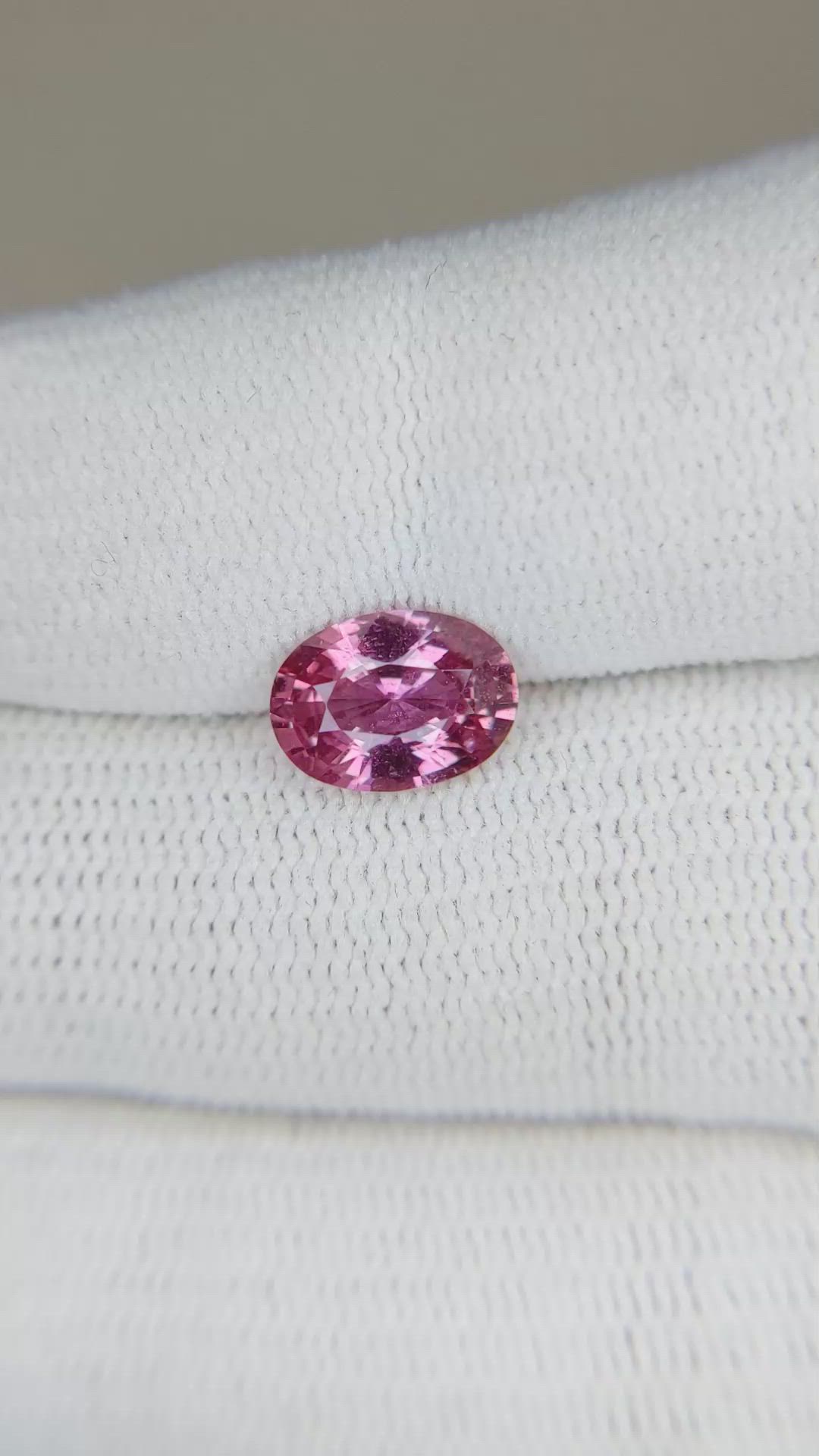 1.93 Ct. Pink Sapphire from Ceylon (Sri Lanka) Size Video