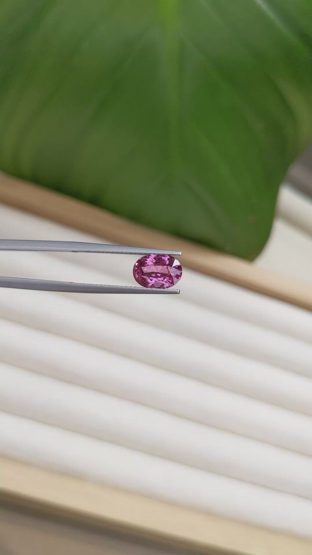 1.93 Ct. Pink Sapphire from Ceylon (Sri Lanka) Size Video