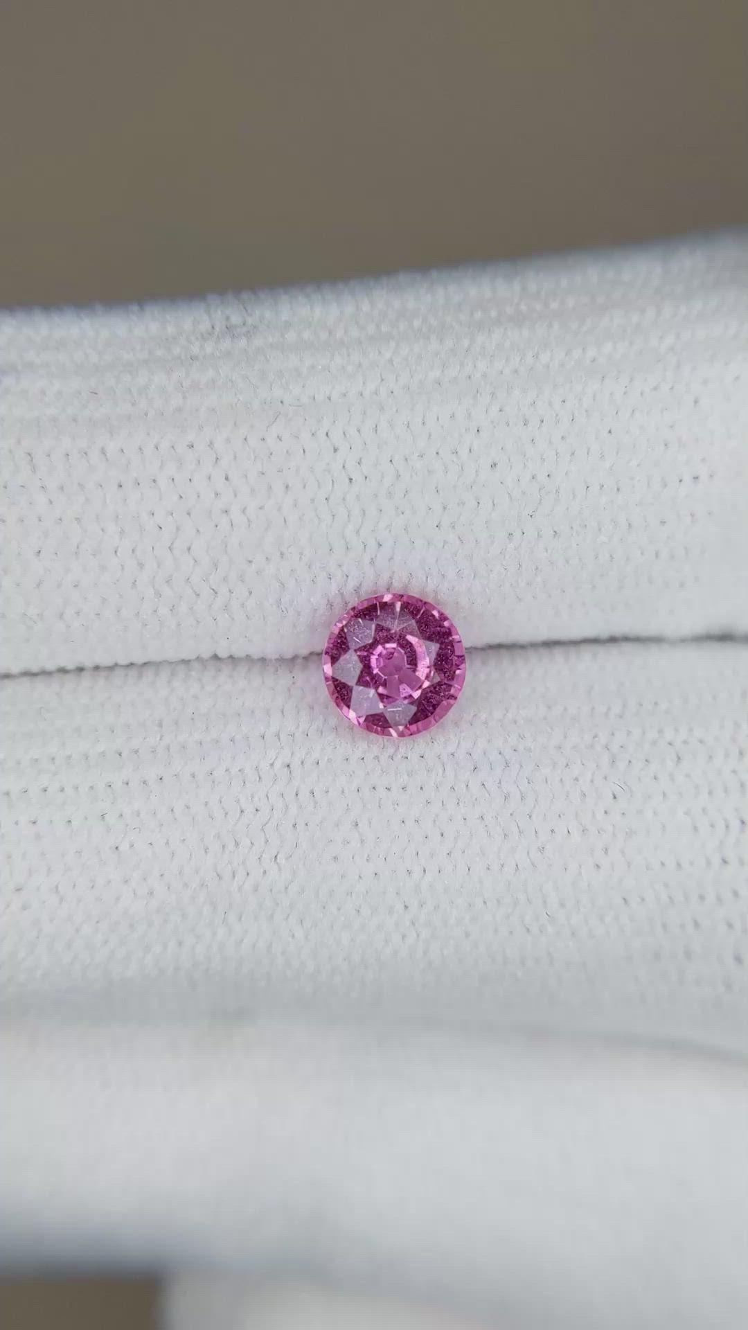 0.87 Ct. Pink Sapphire from Ceylon (Sri Lanka) Size Video