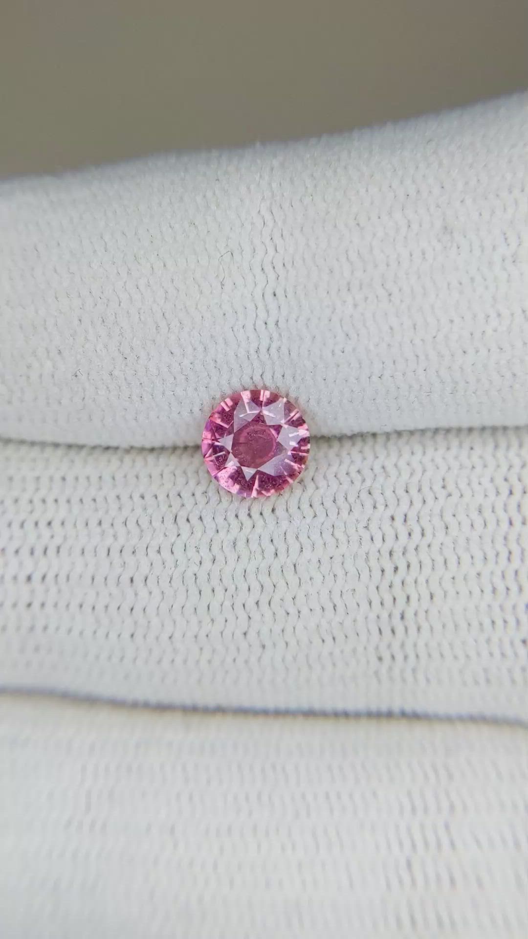 0.96 Ct. Pink Sapphire from Ceylon (Sri Lanka) Size Video