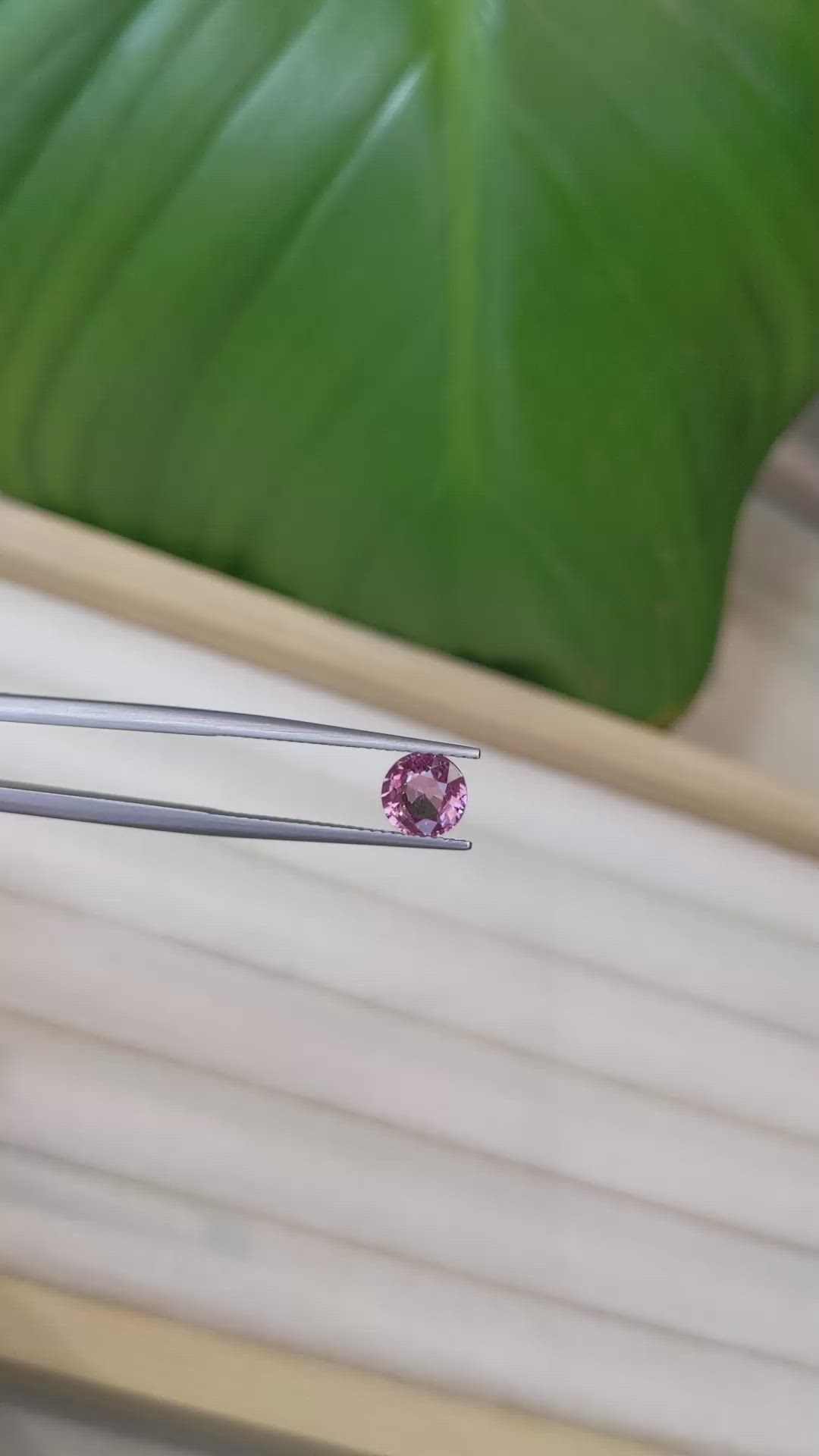 1.38 Ct. Pink Sapphire from Ceylon (Sri Lanka) Size Video