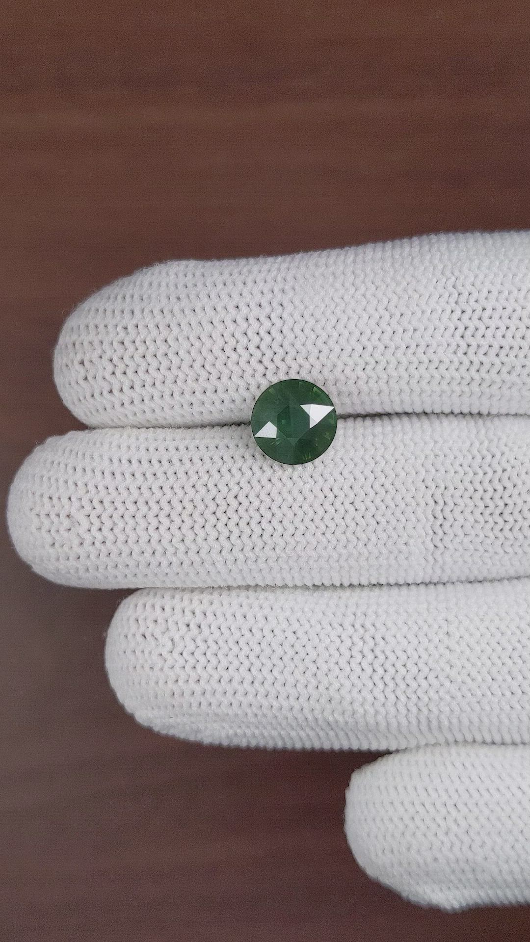 3.21 Ct. Green Sapphire from Tanzania Size Video