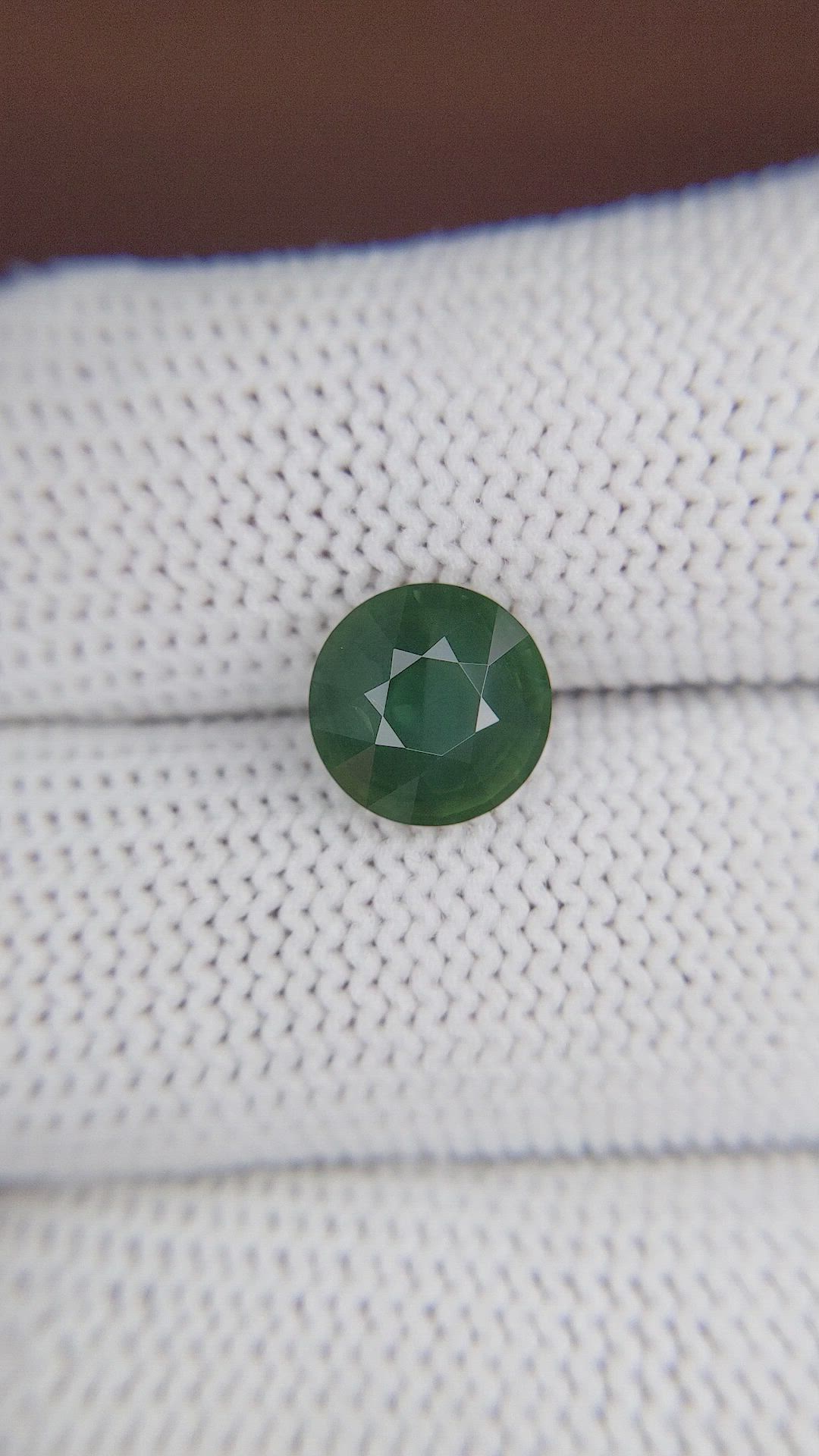 3.21 Ct. Green Sapphire from Tanzania Size Video