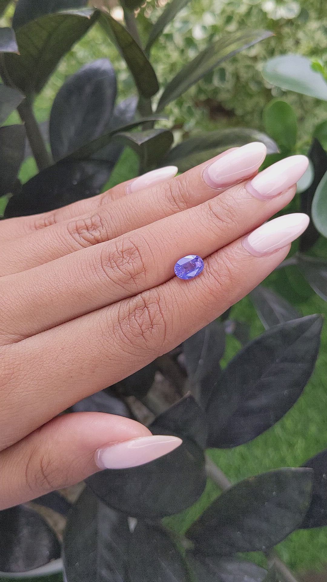 1.50 Ct. Color Change Sapphire from Africa Size Video