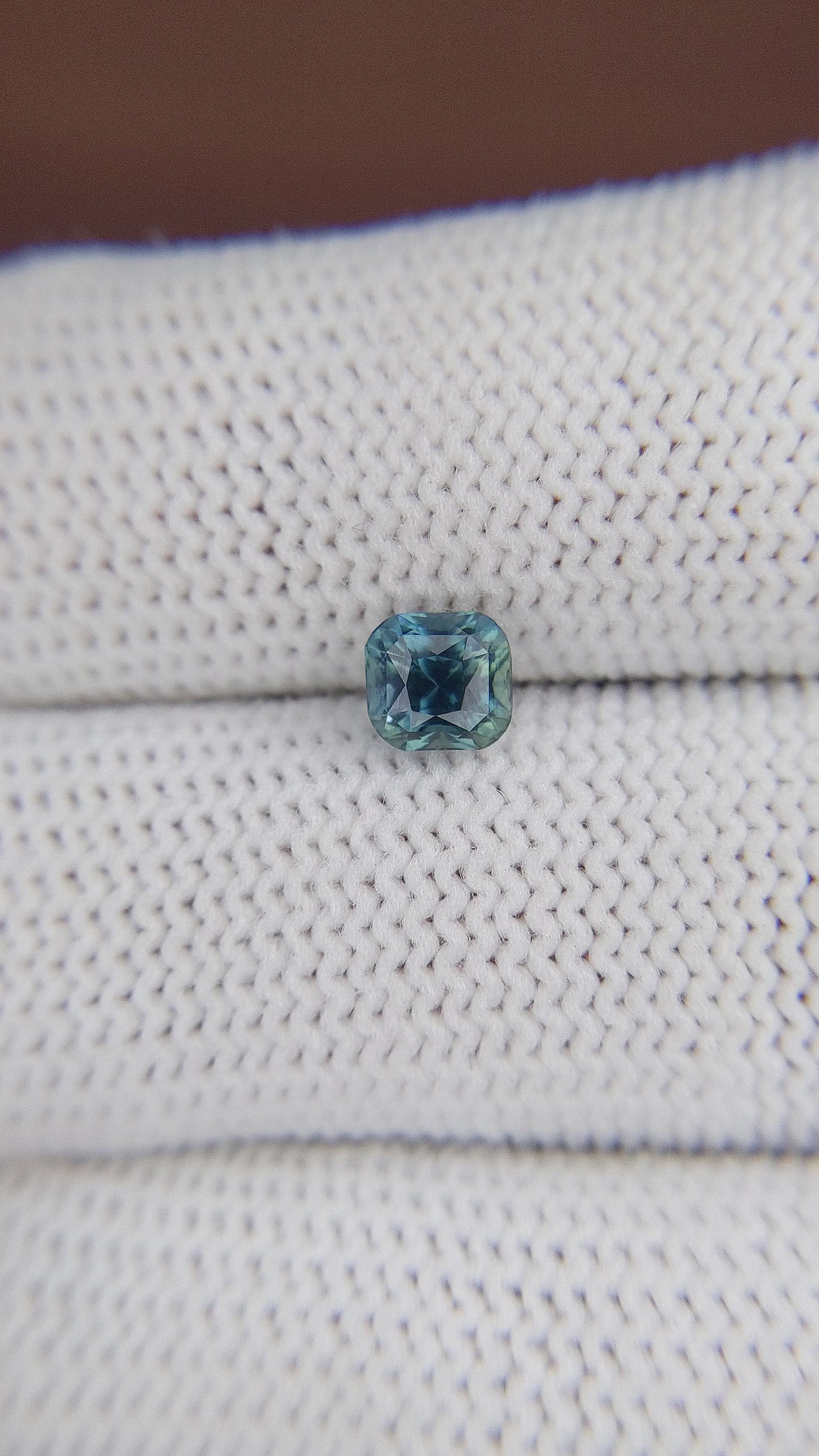 1.07 Ct. Greenish Blue Sapphire from Madagascar Size Video