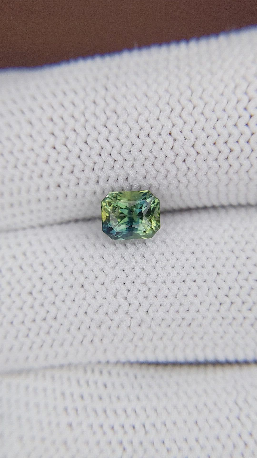 1.52 Ct. Bi Color Sapphire from Madagascar Size Video