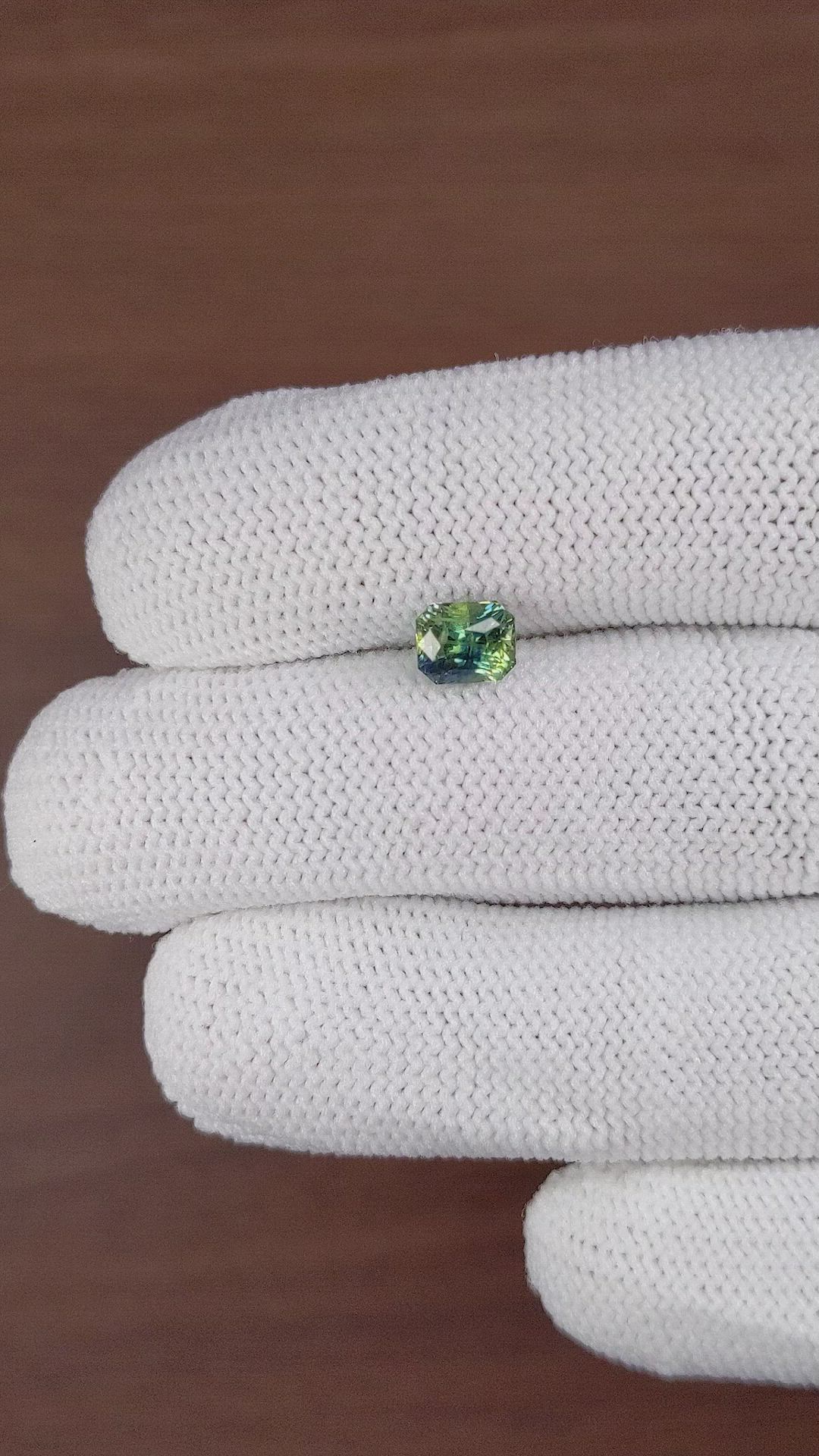 1.52 Ct. Bi Color Sapphire from Madagascar Size Video