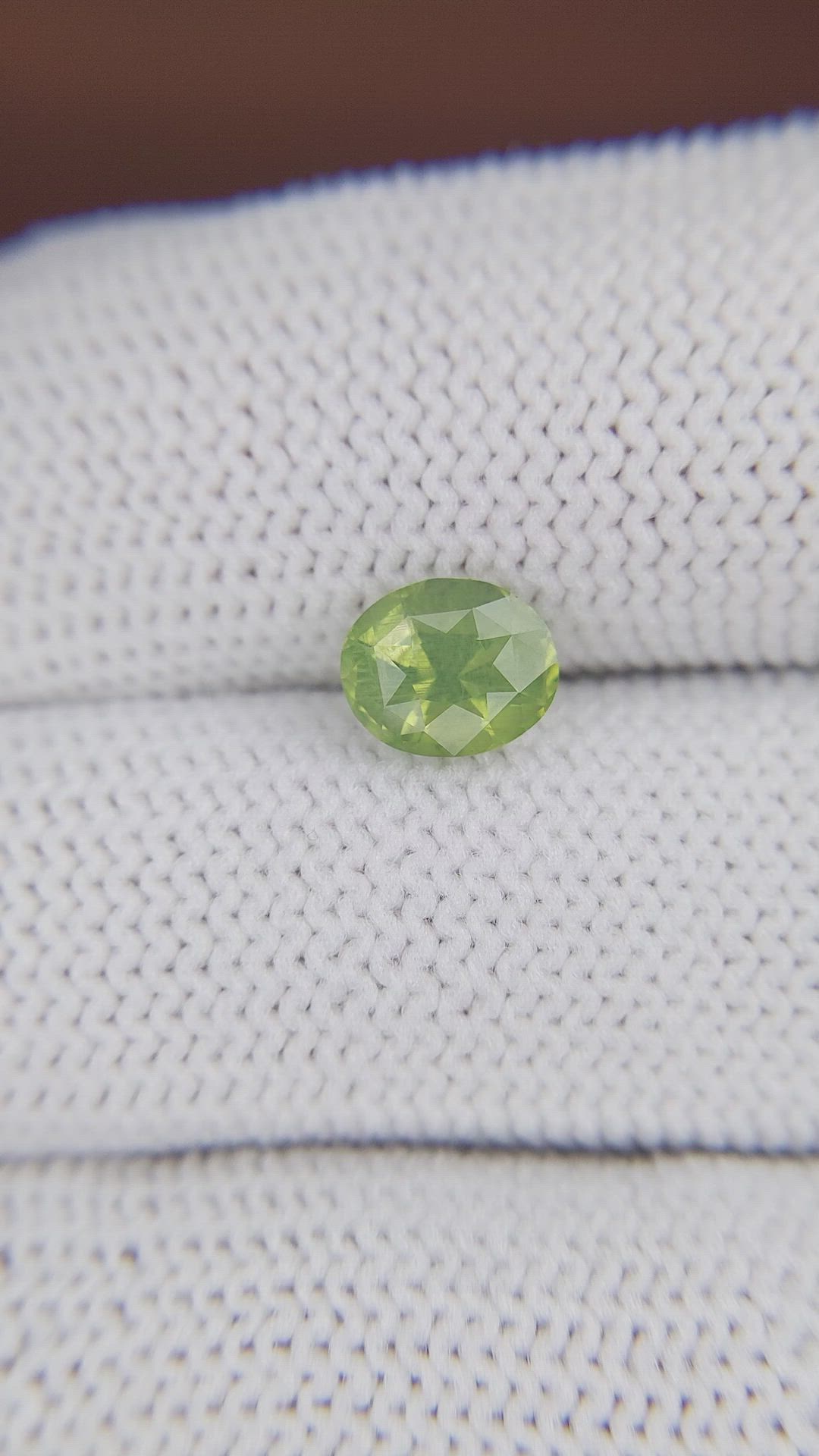 1.53 Ct. Green Sapphire from Madagascar Size Video
