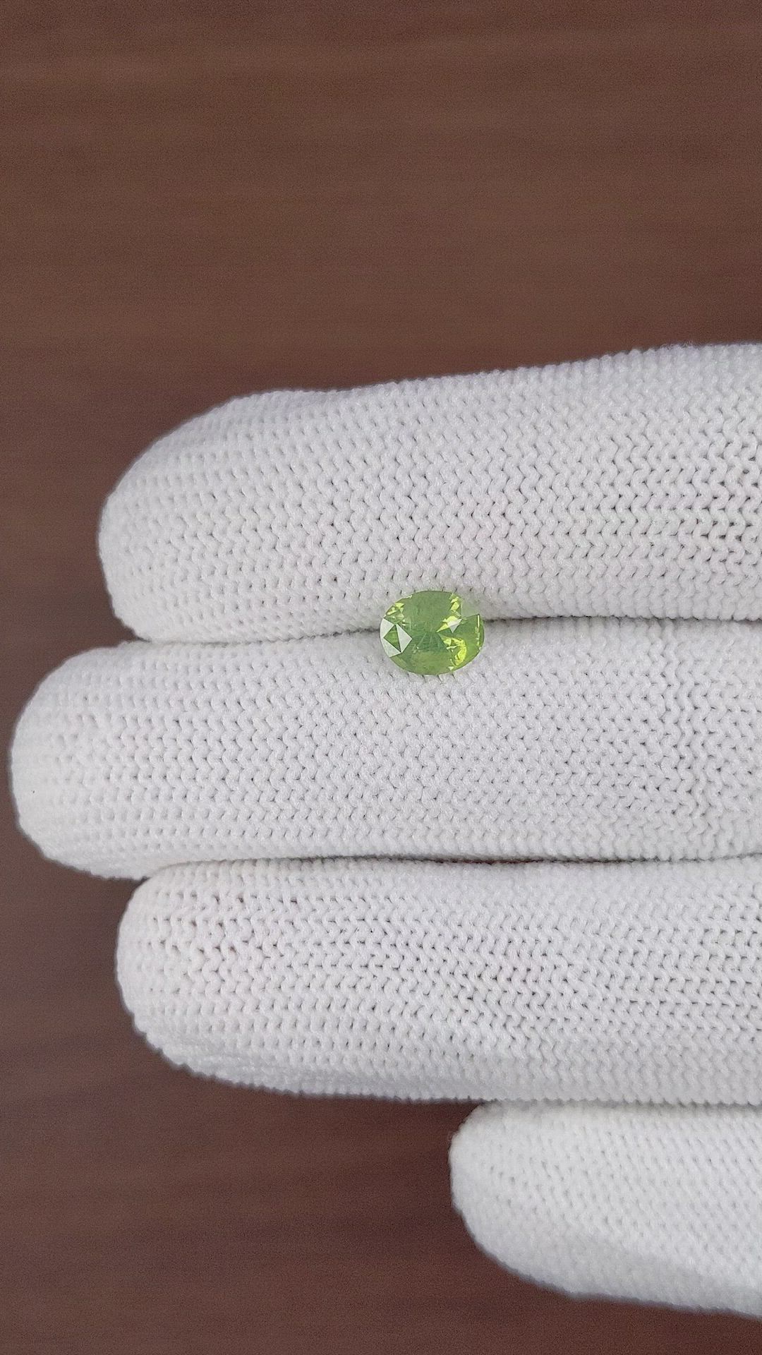 1.53 Ct. Green Sapphire from Madagascar Size Video