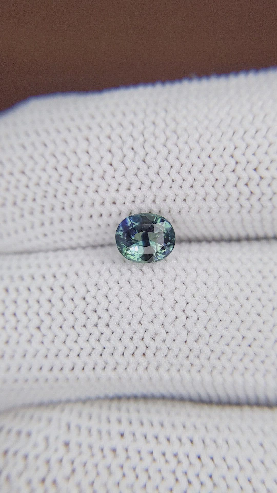 1.10 Ct. Bi Color Sapphire from Madagascar Size Video
