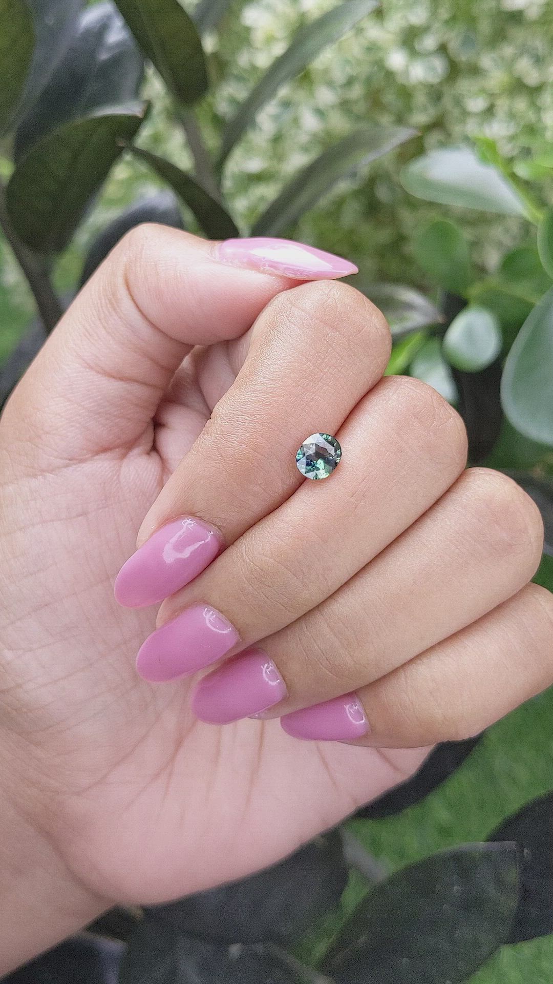 1.10 Ct. Bi Color Sapphire from Madagascar Size Video