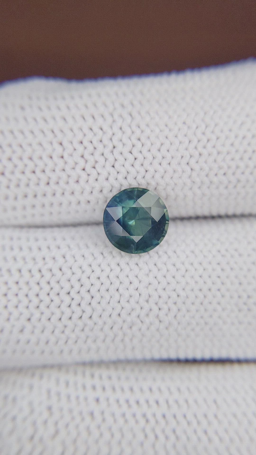 2.10 Ct. Greenish Blue Sapphire from Madagascar Size Video